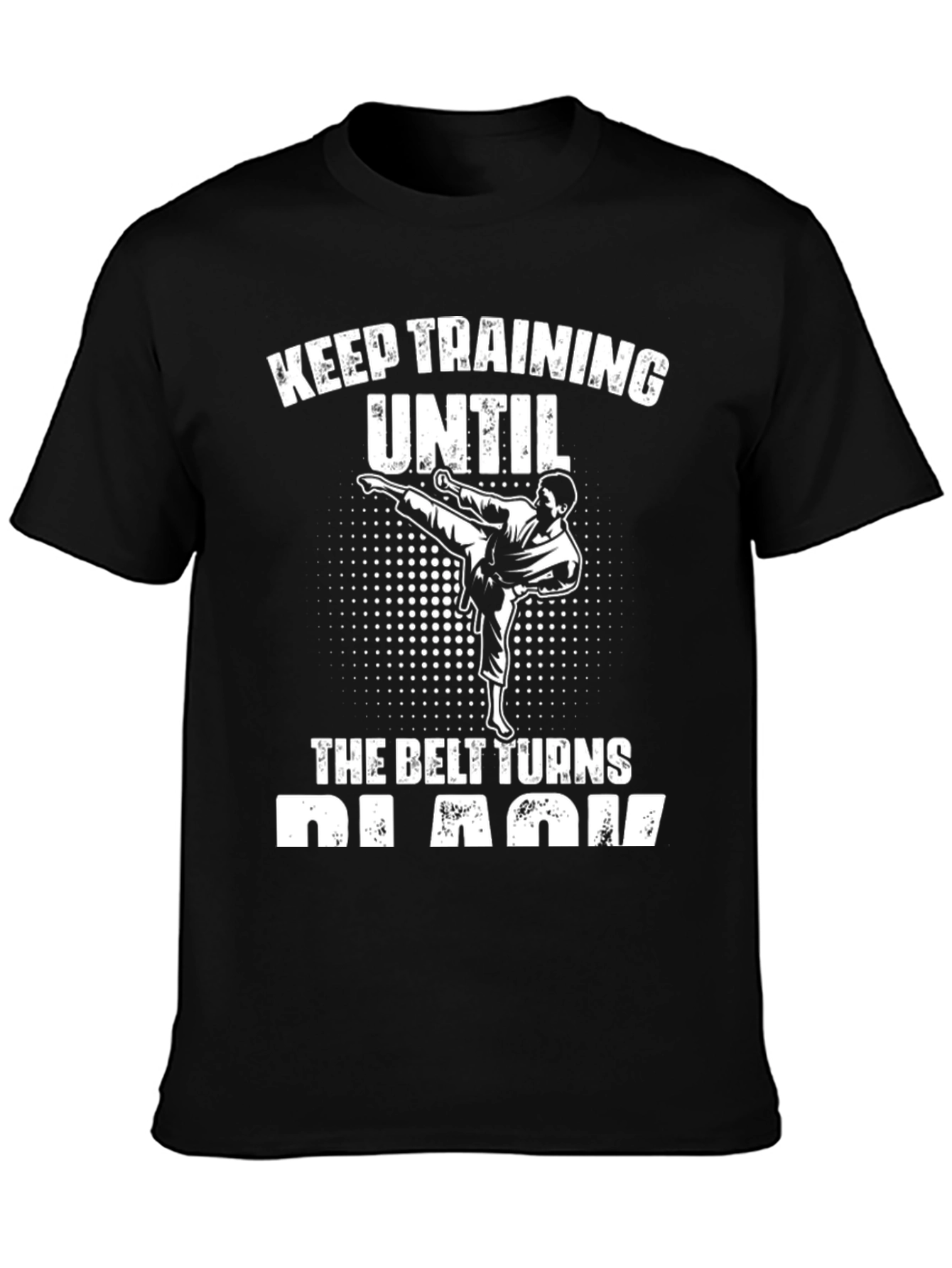 Keep Training T-Shirt - Karate Black Belt
