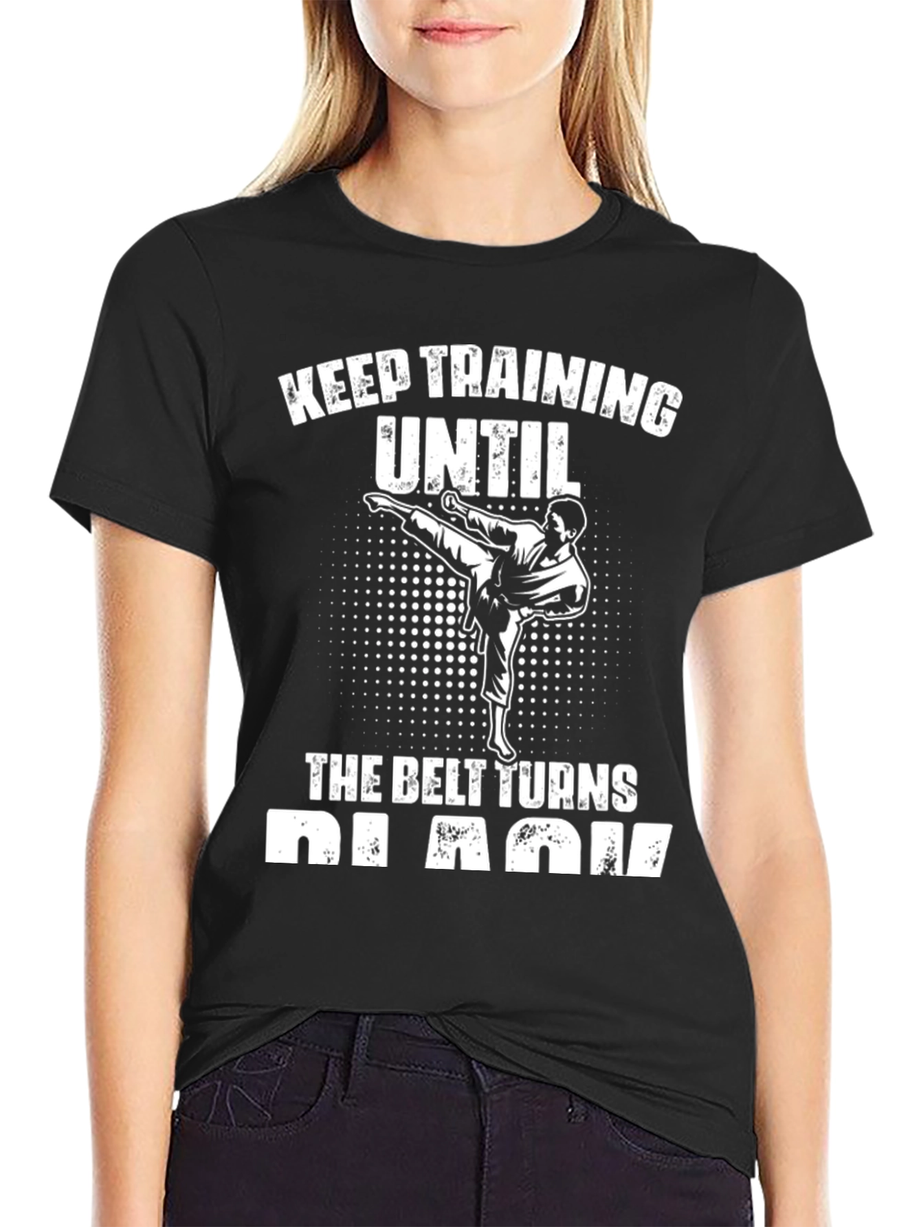 Keep Training T-Shirt - Karate Black Belt