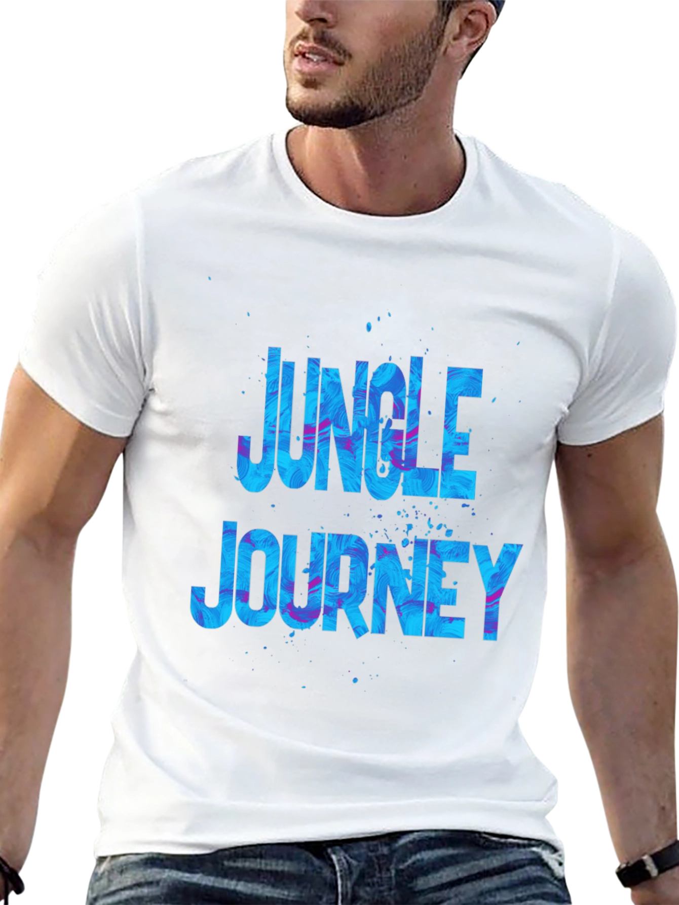 Jungle Journey Graphic Black T-Shirt