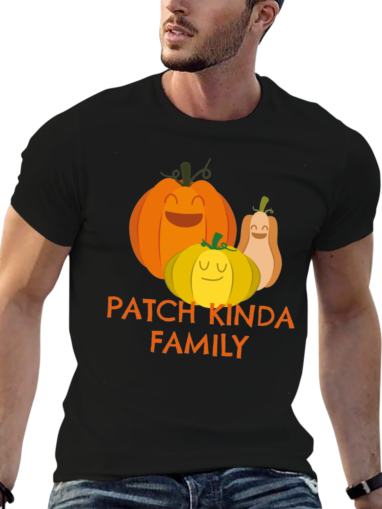 Patch Kinda Family T-Shirt - Halloween Fun
