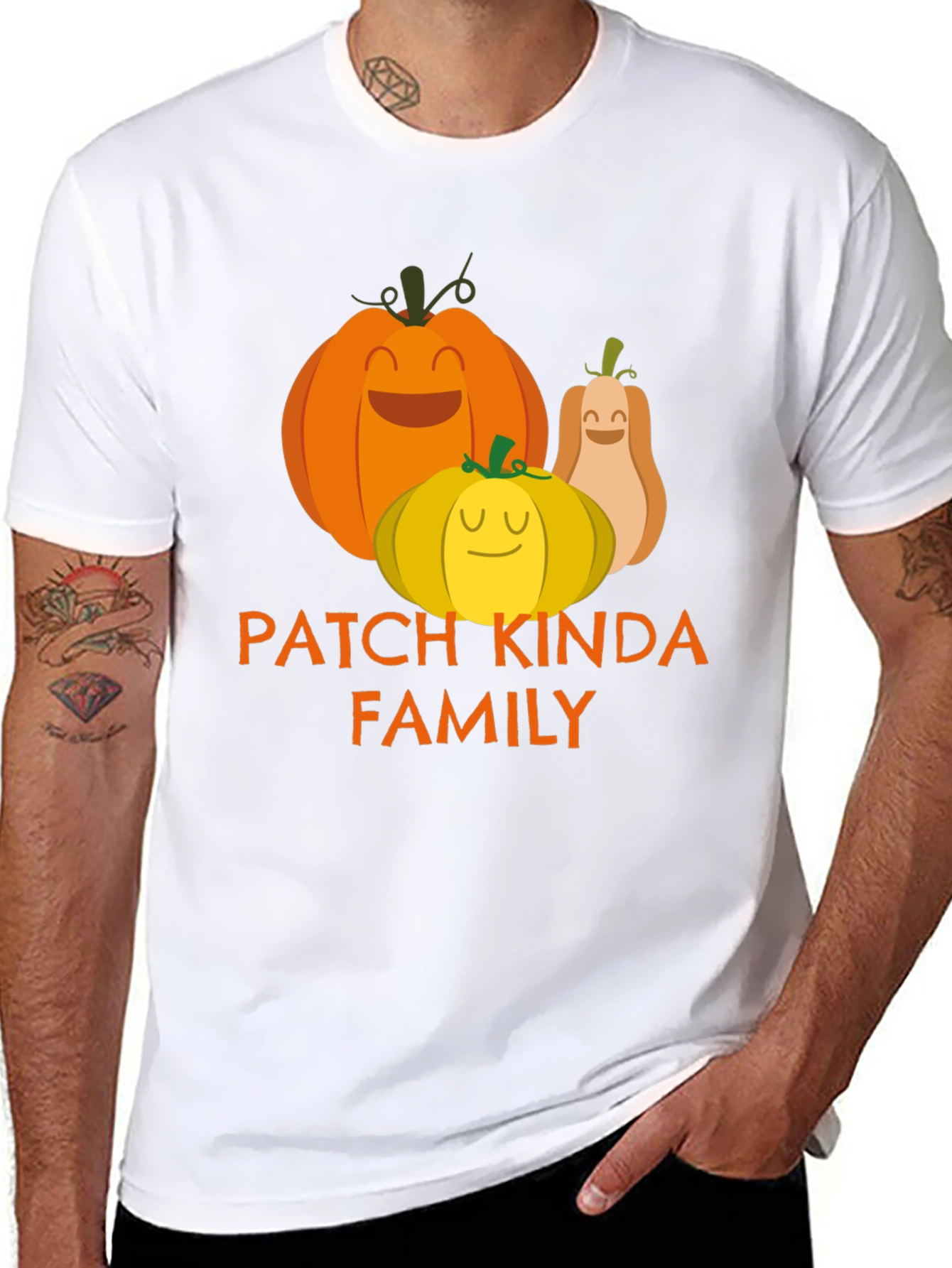 Patch Kinda Family T-Shirt - Halloween Fun