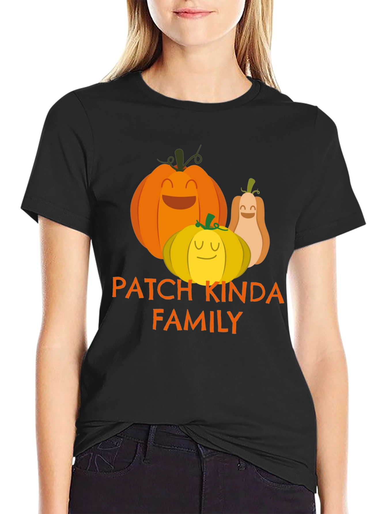 Patch Kinda Family T-Shirt - Halloween Fun
