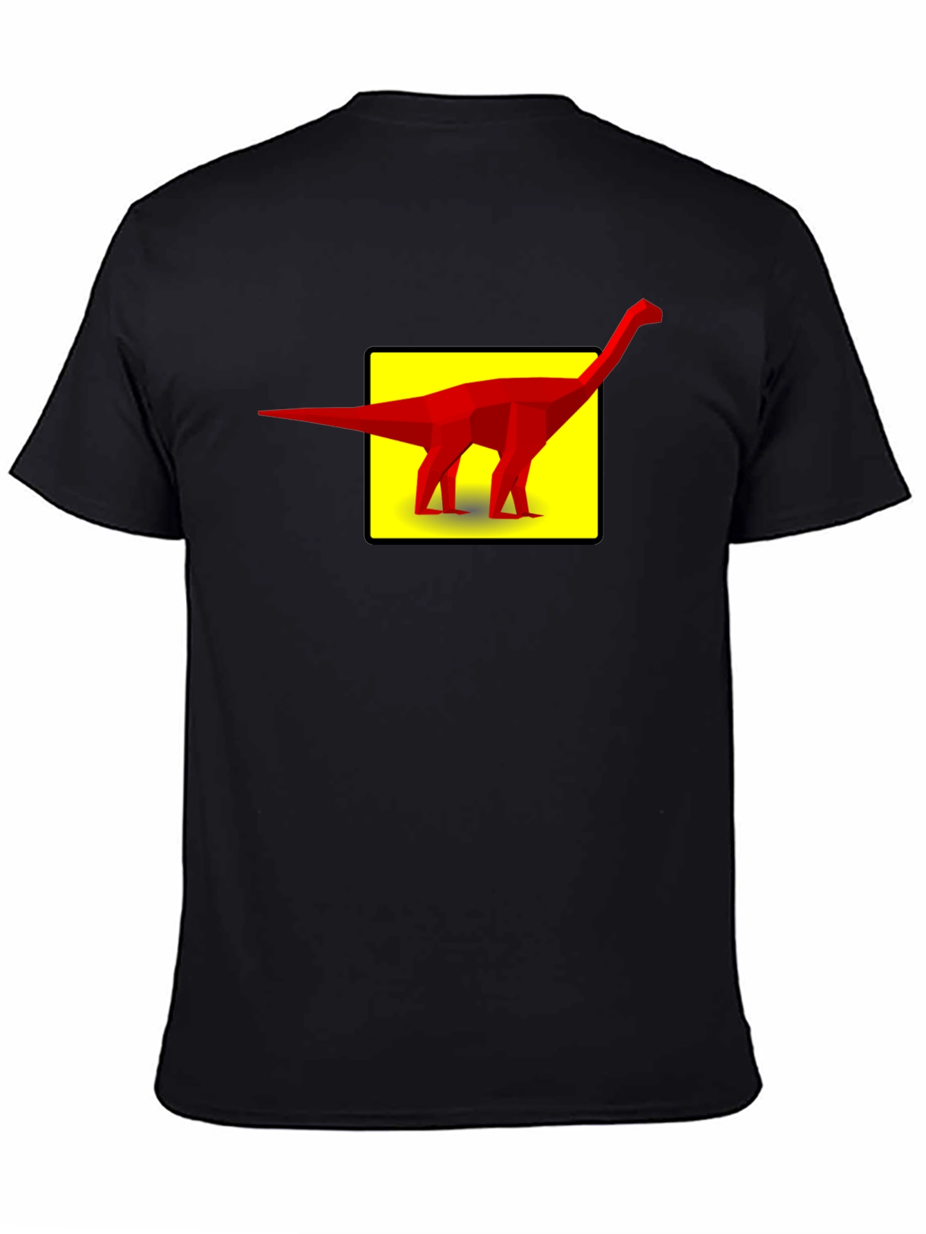 Dino Graphic Tee - Geometric Dinosaur Design