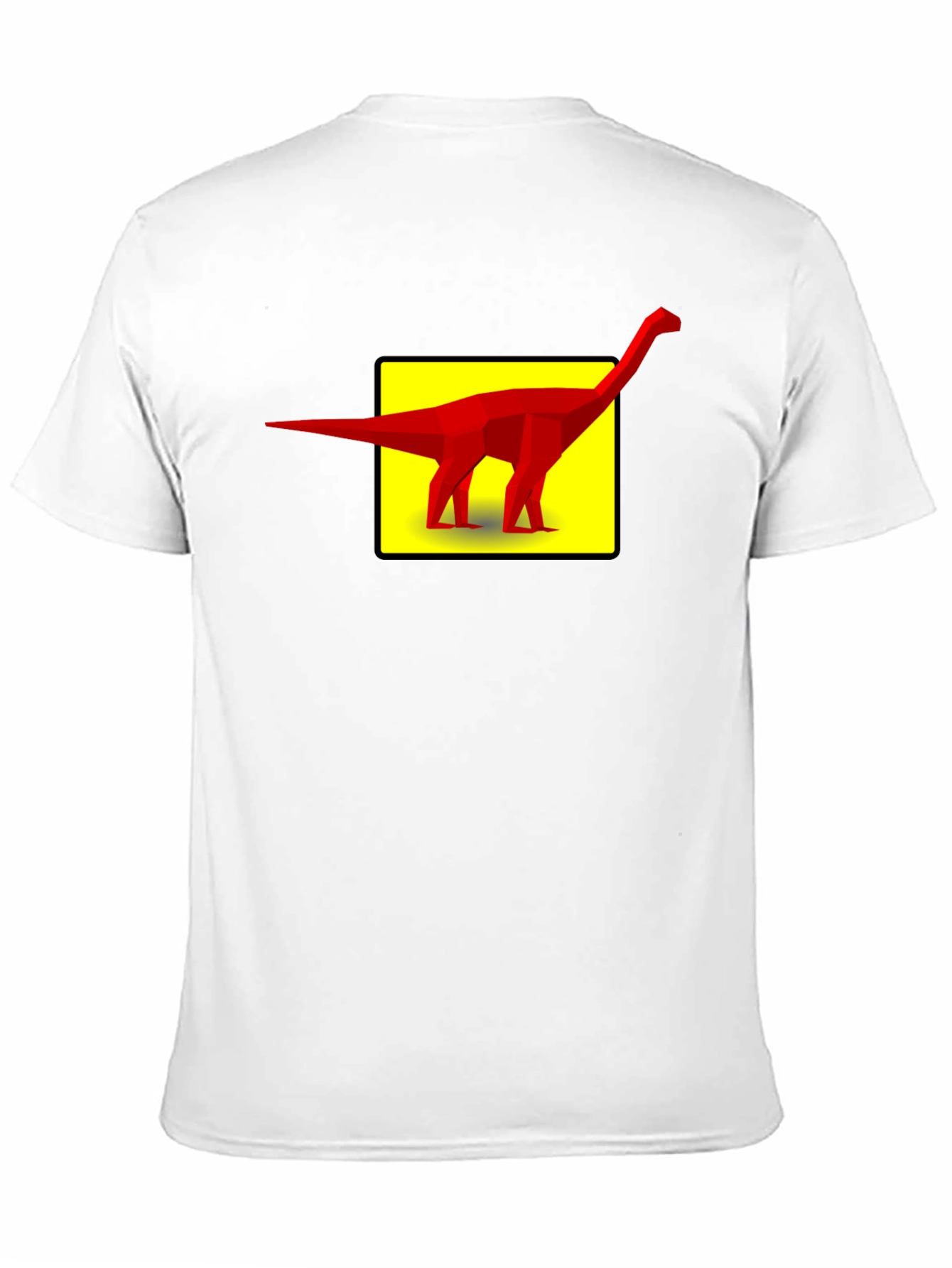 Dino Graphic Tee - Geometric Dinosaur Design