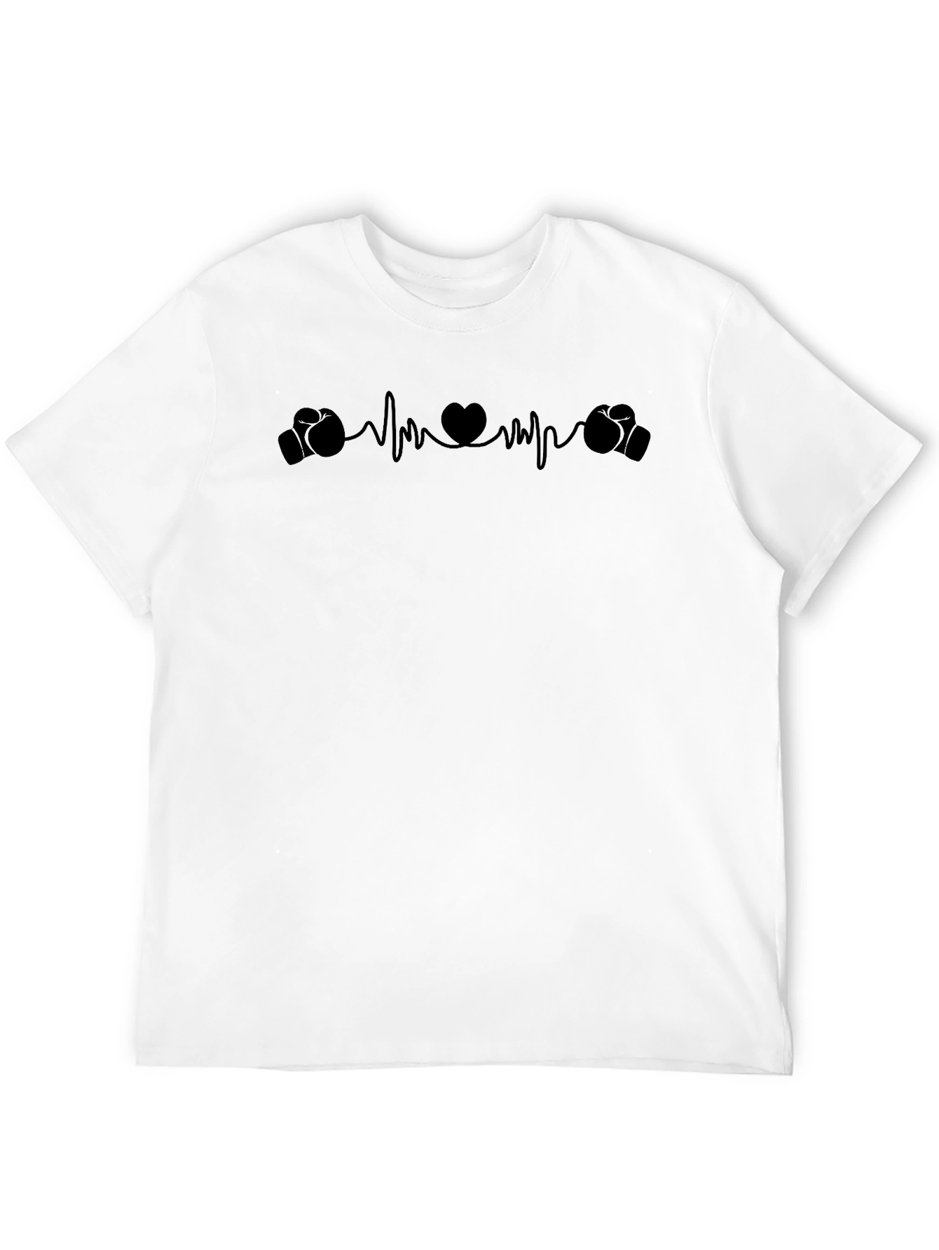 Boxing Heartbeat Graphic Tee -  Stylish & Unique