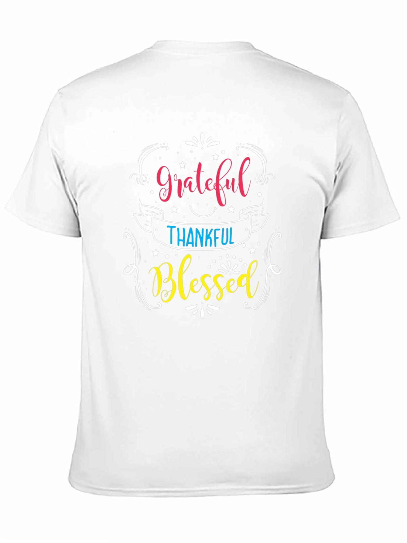 Grateful Thankful Blessed Graphic T-Shirt