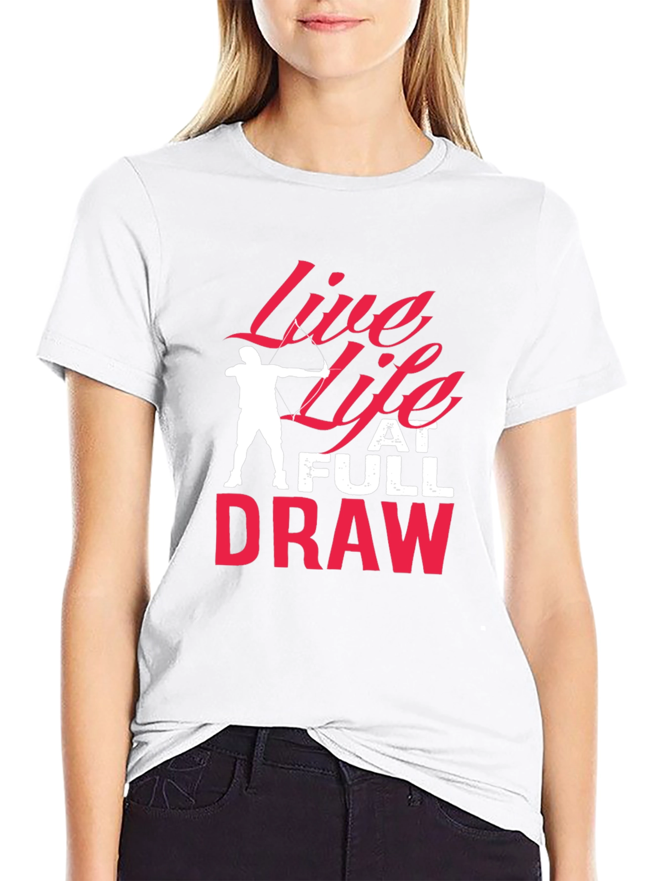 Live Life at Full Draw T-Shirt Archery Shirt