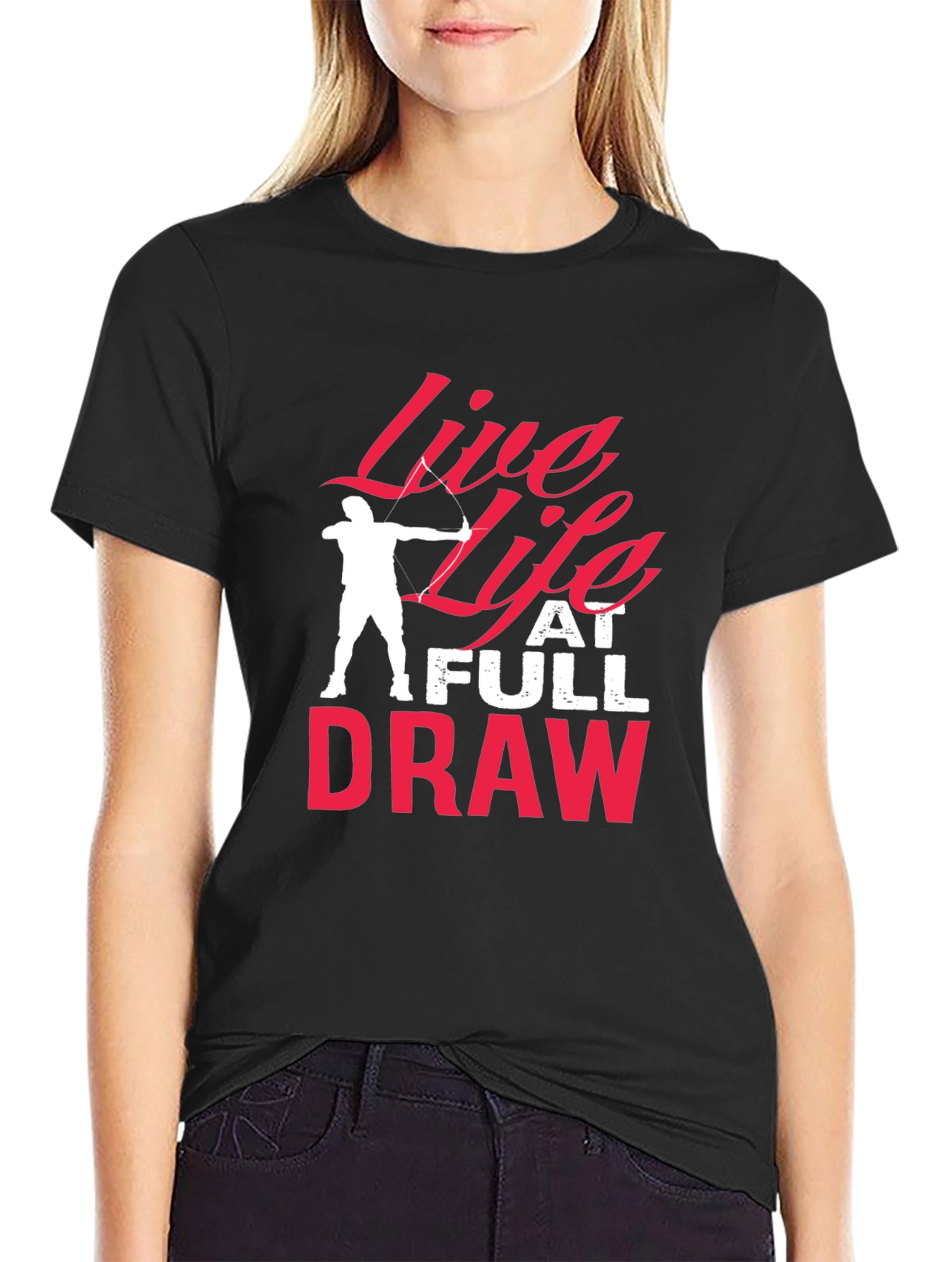 Live Life at Full Draw T-Shirt Archery Shirt