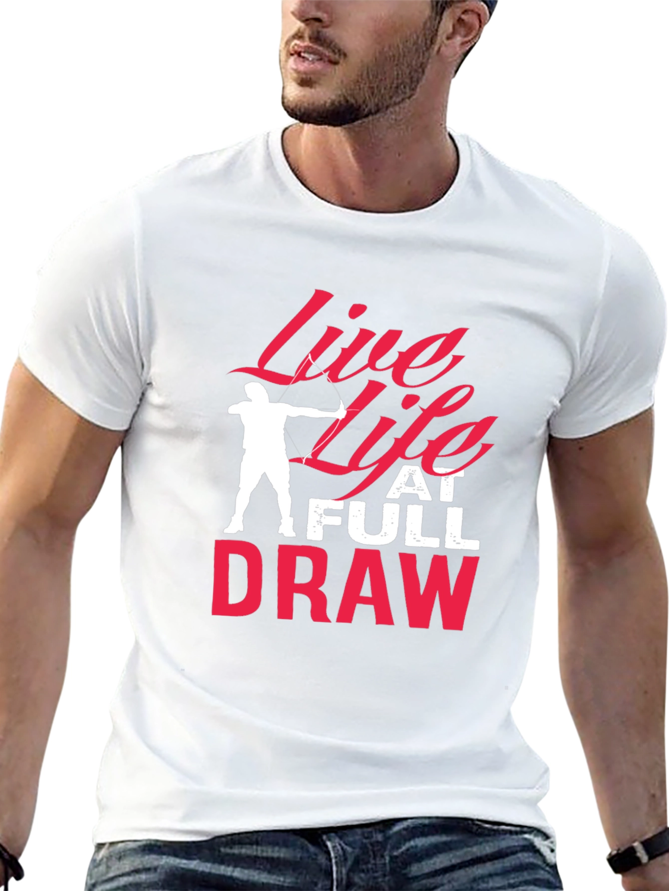 Live Life at Full Draw T-Shirt Archery Shirt
