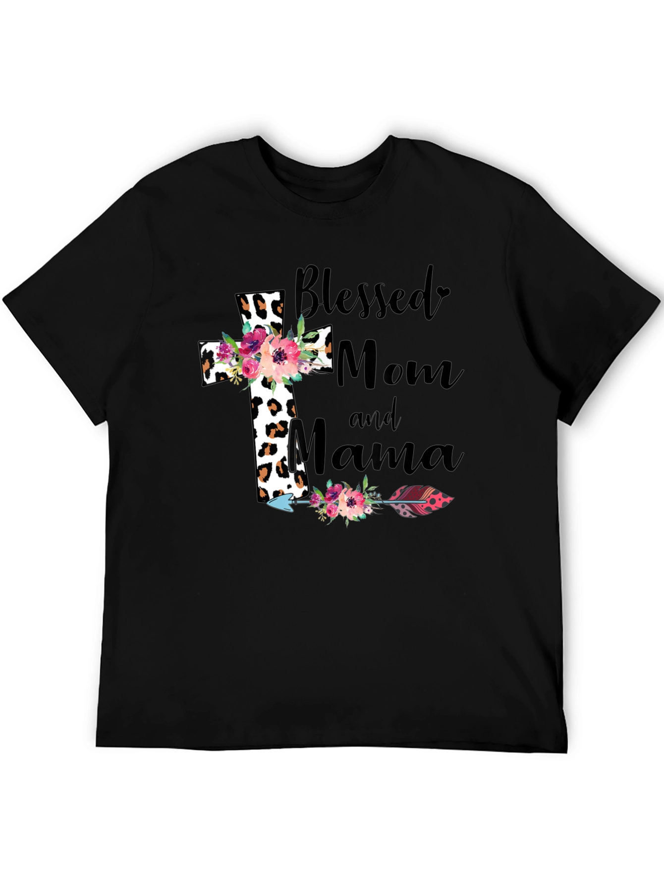 Blessed Mom Mama Graphic Tee