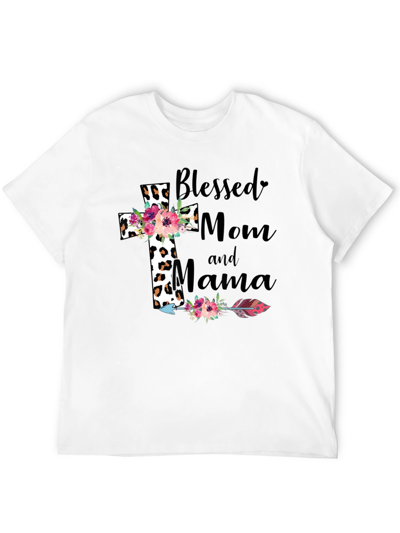 Blessed Mom Mama Graphic Tee