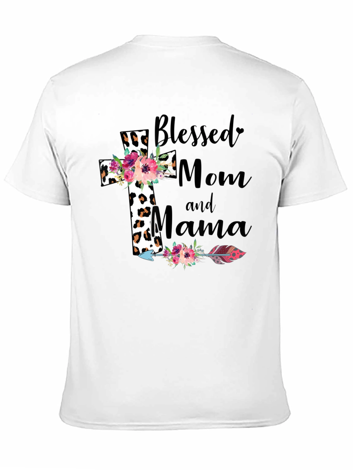 Blessed Mom Mama Graphic Tee