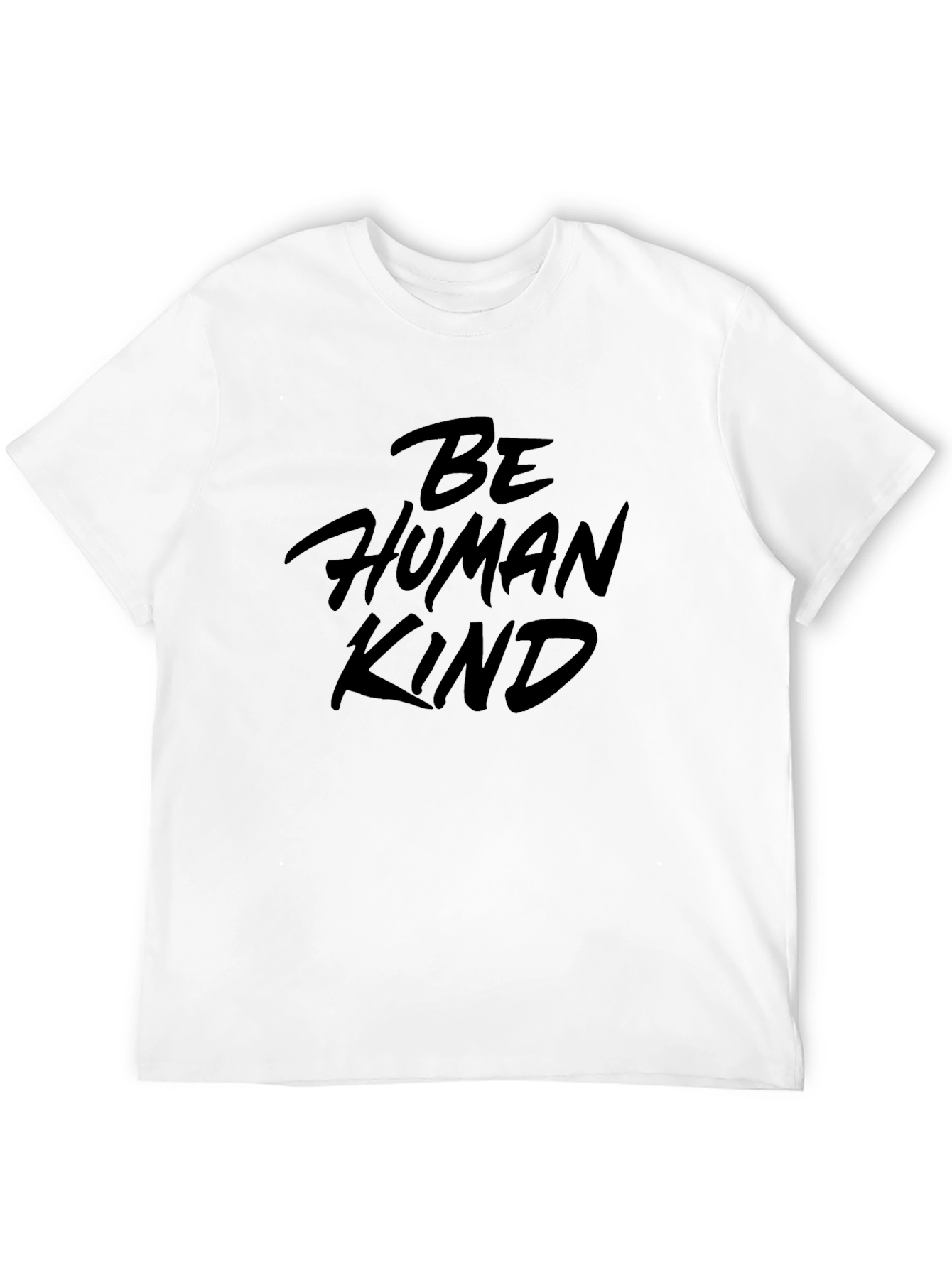 Be Human Kind Graphic Tee - Black T-Shirt