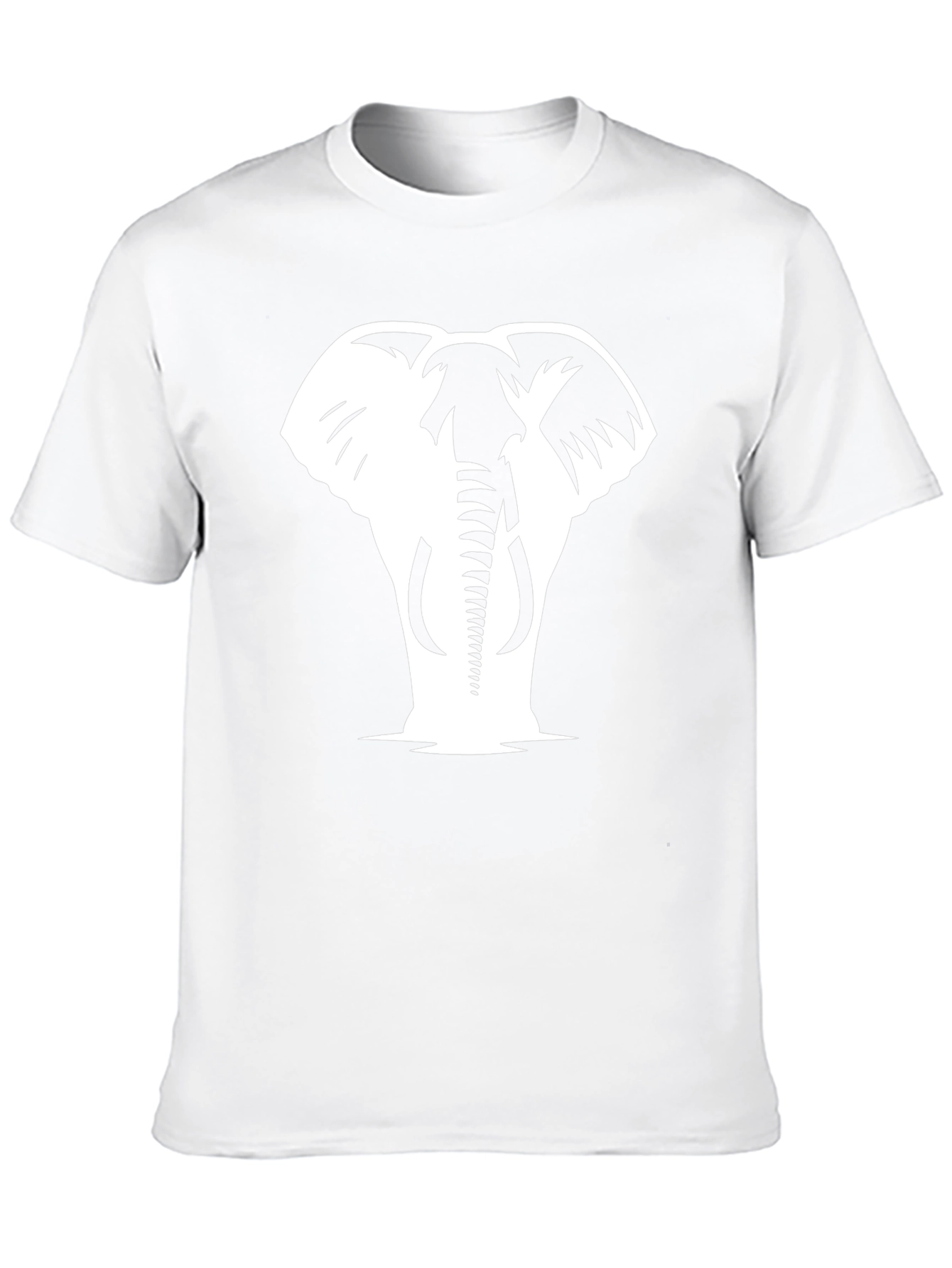 Elephant Graphic Tee - Stylish Black Cotton T-Shirt