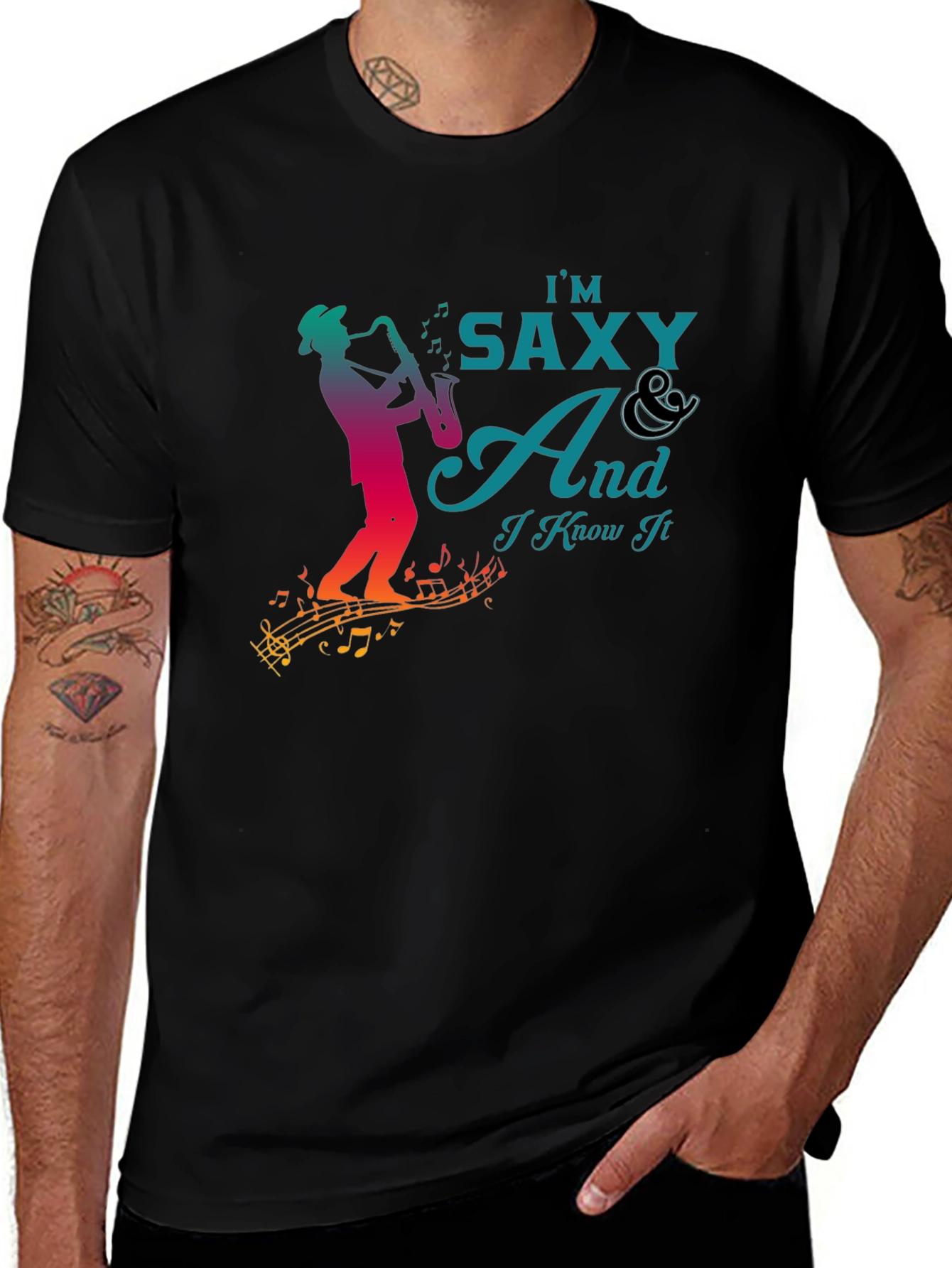 Im Saxy And I Know It Graphic T-Shirt