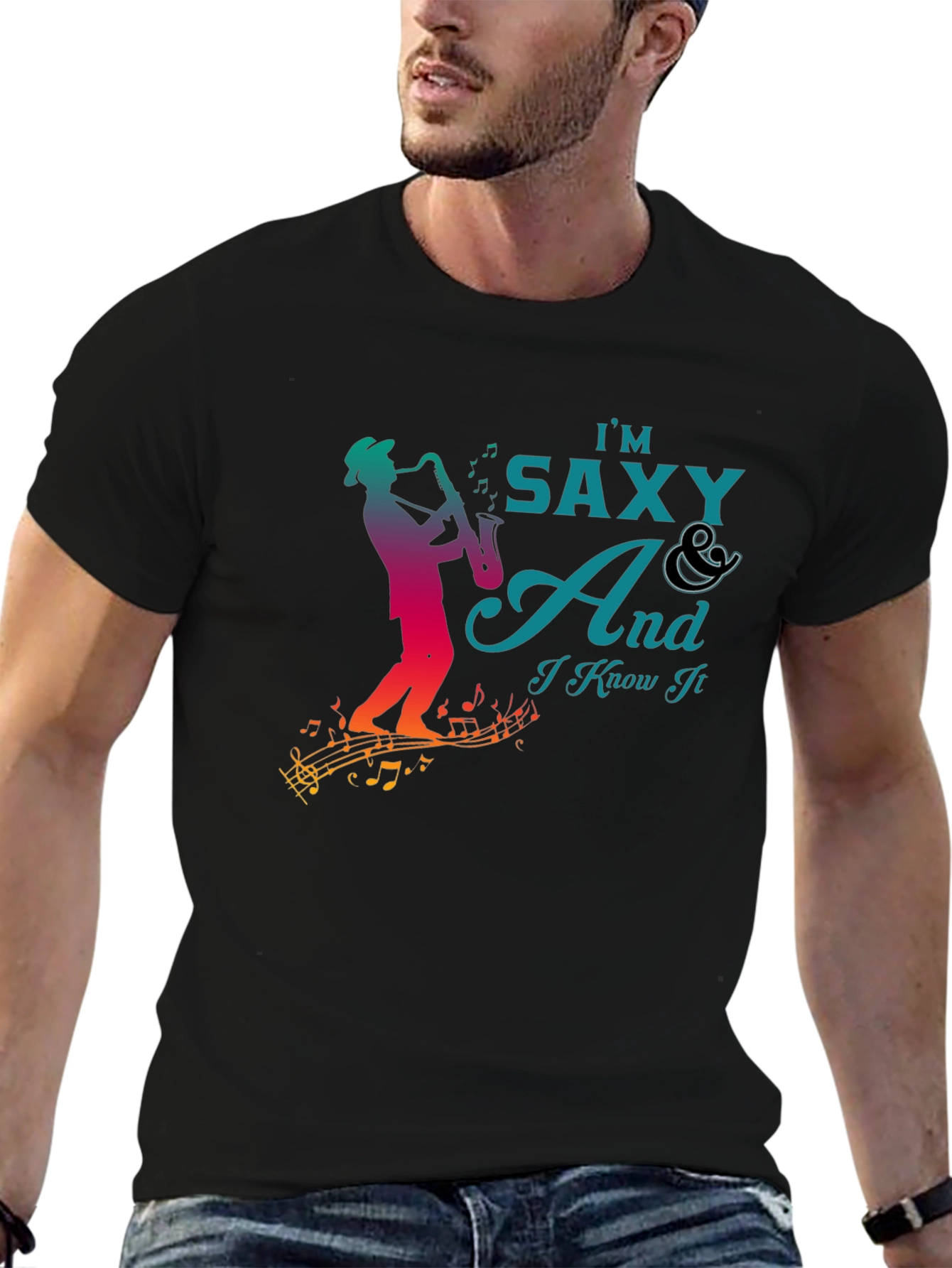 Im Saxy And I Know It Graphic T-Shirt