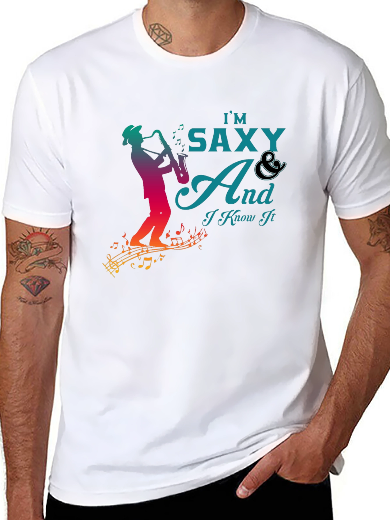 Im Saxy And I Know It Graphic T-Shirt