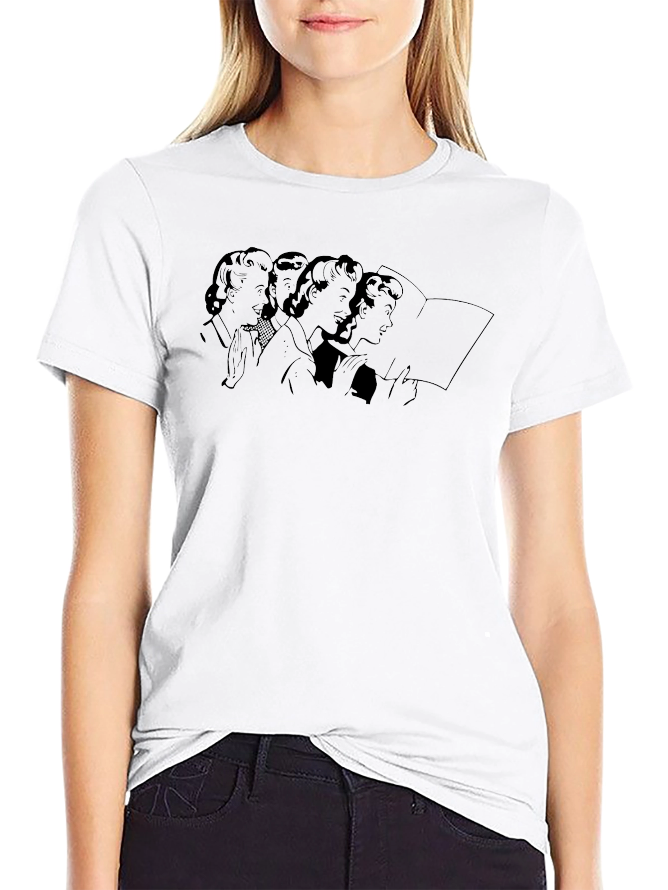 Retro Reading Group Graphic Tee - Unisex