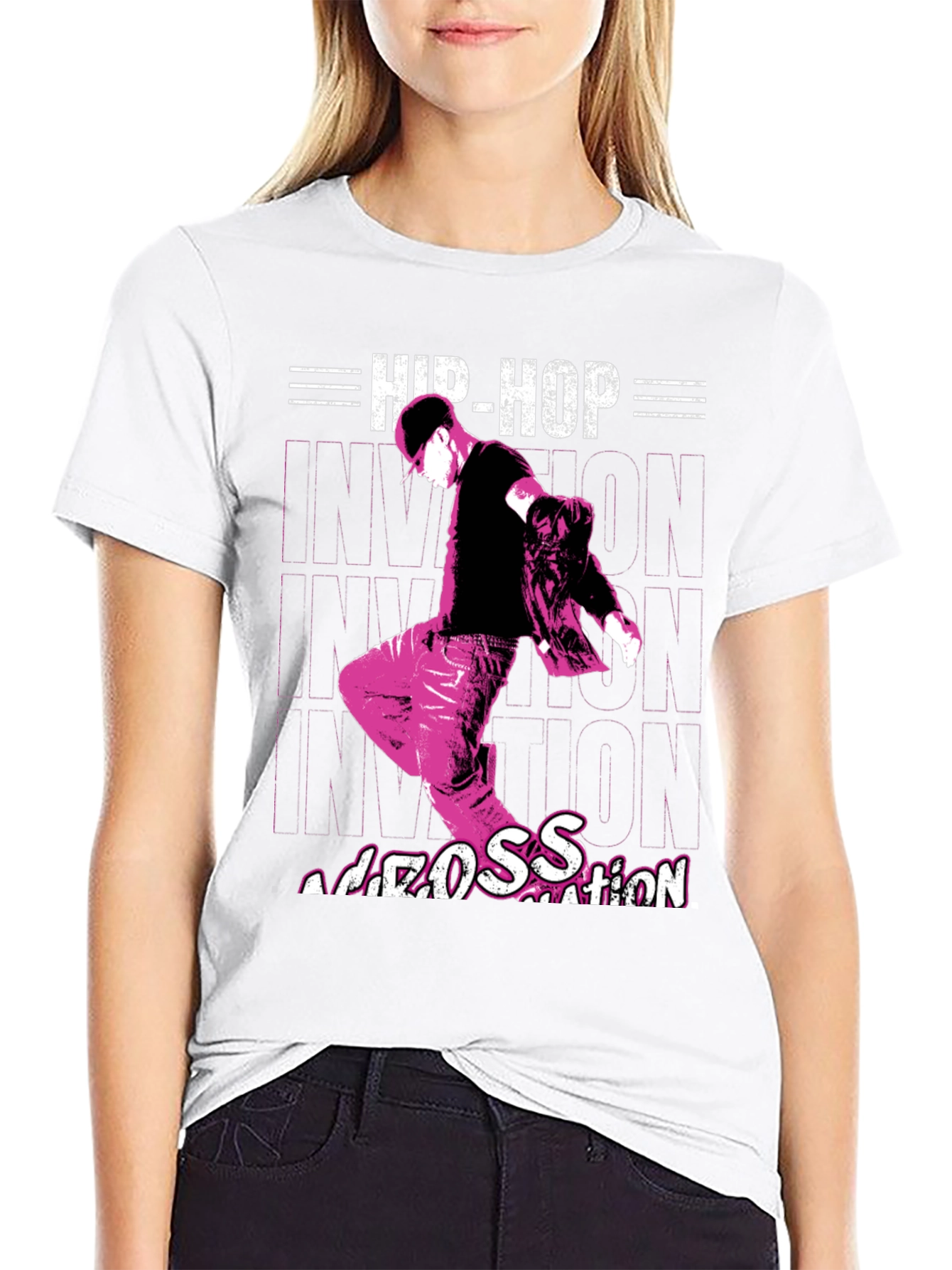 Hip-Hop Nation Graphic Tee - Black