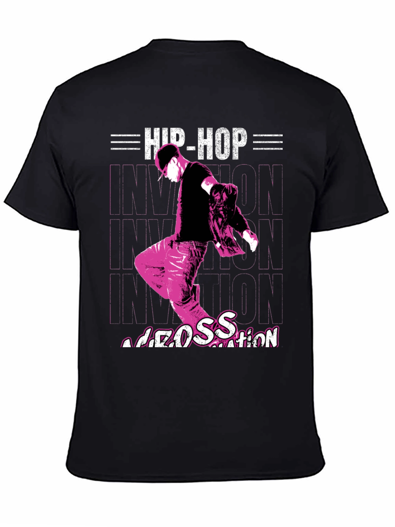 Hip-Hop Nation Graphic Tee - Black