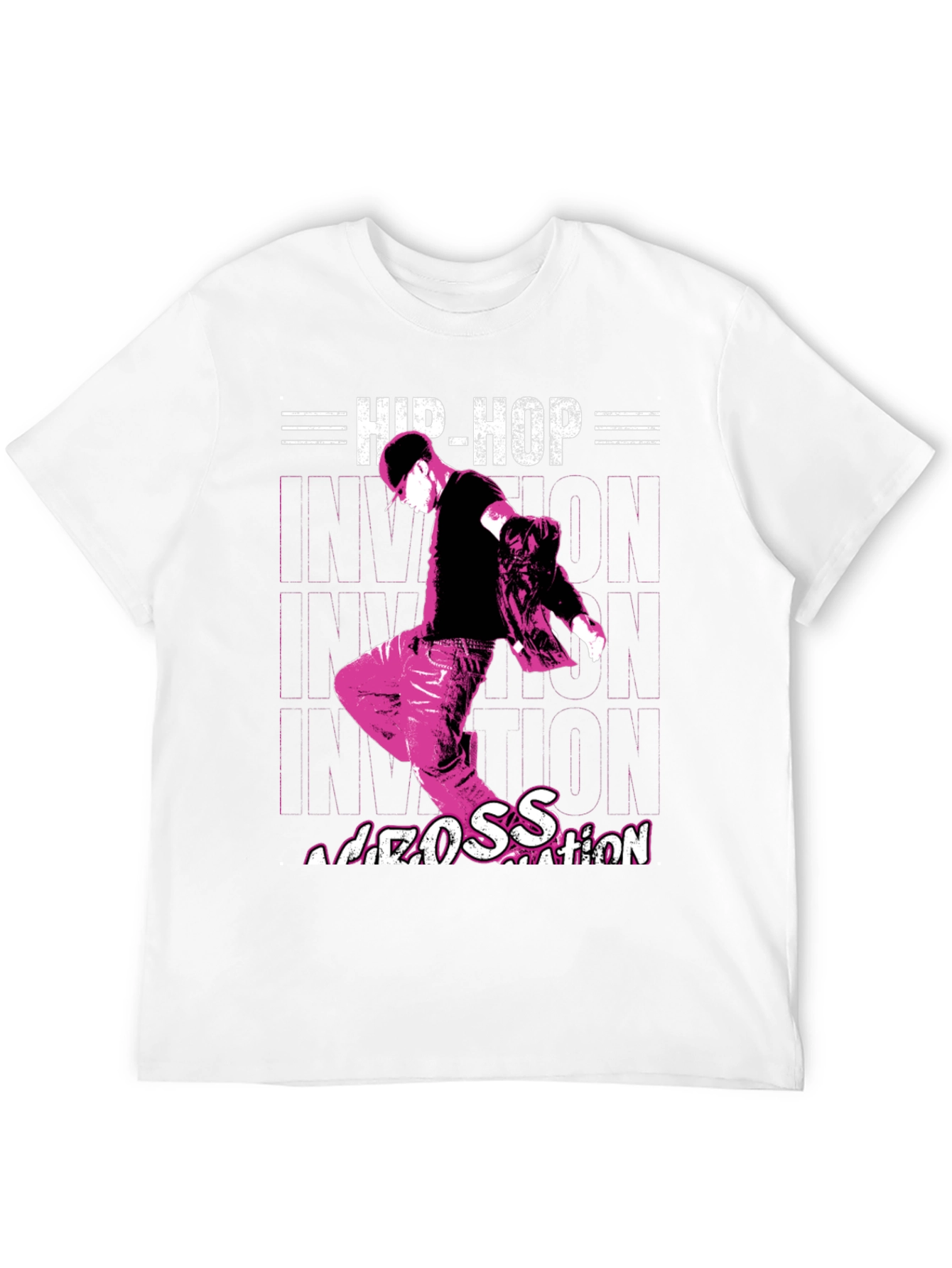 Hip-Hop Nation Graphic Tee - Black