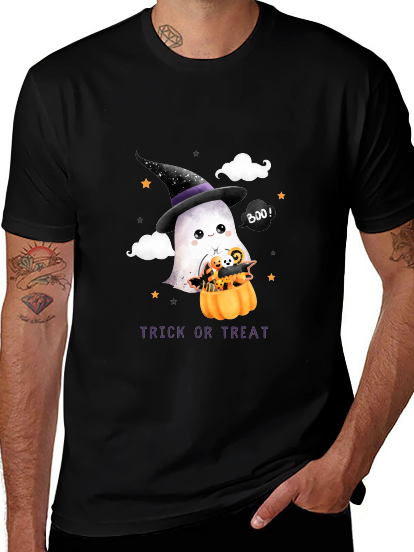 Halloween Ghost Trick or Treat T-Shirt