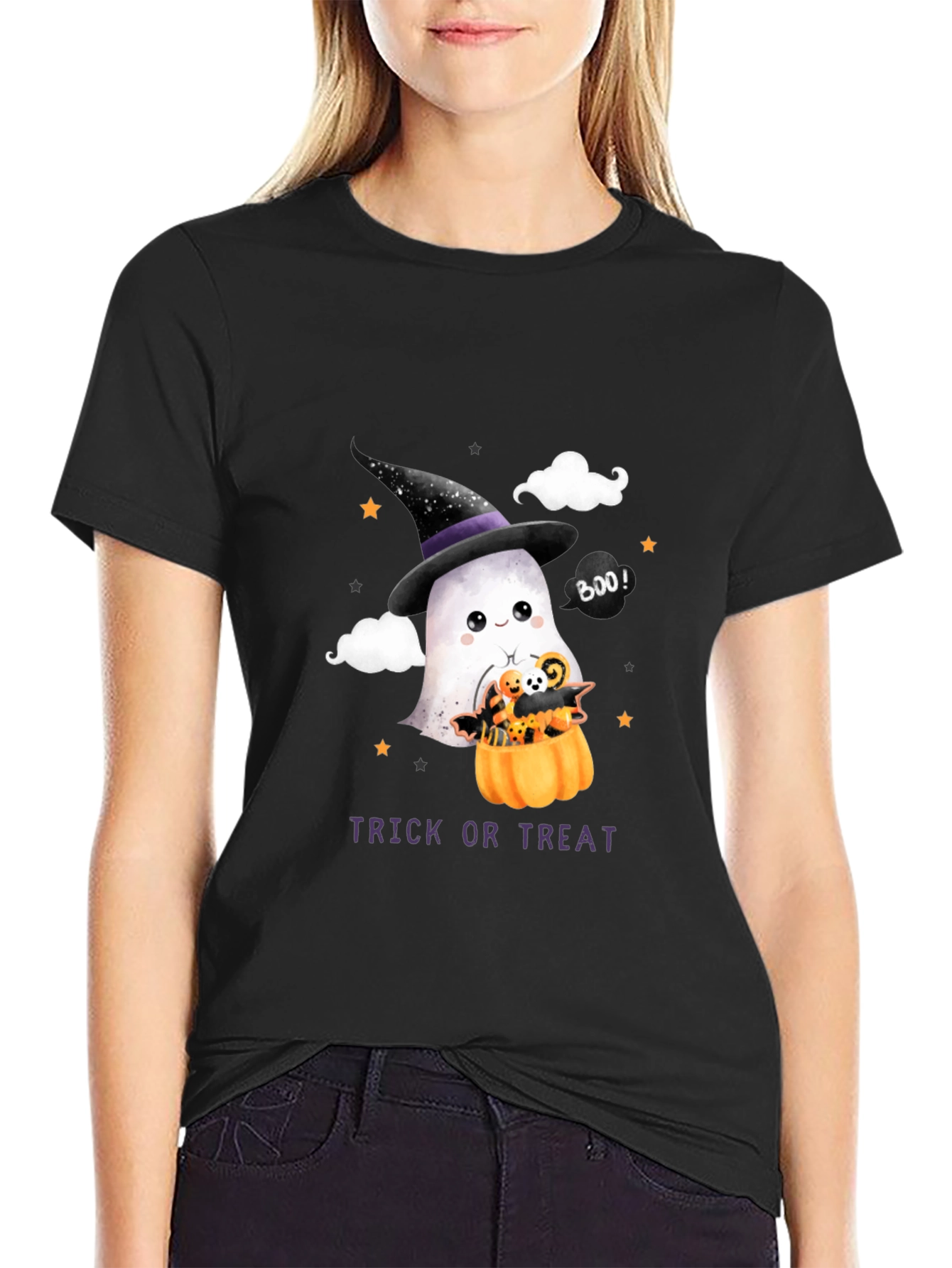 Halloween Ghost Trick or Treat T-Shirt