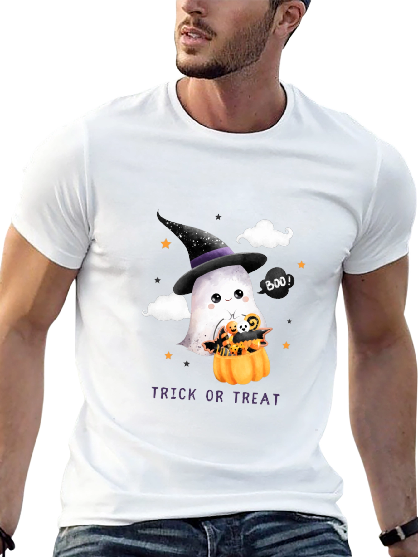 Halloween Ghost Trick or Treat T-Shirt