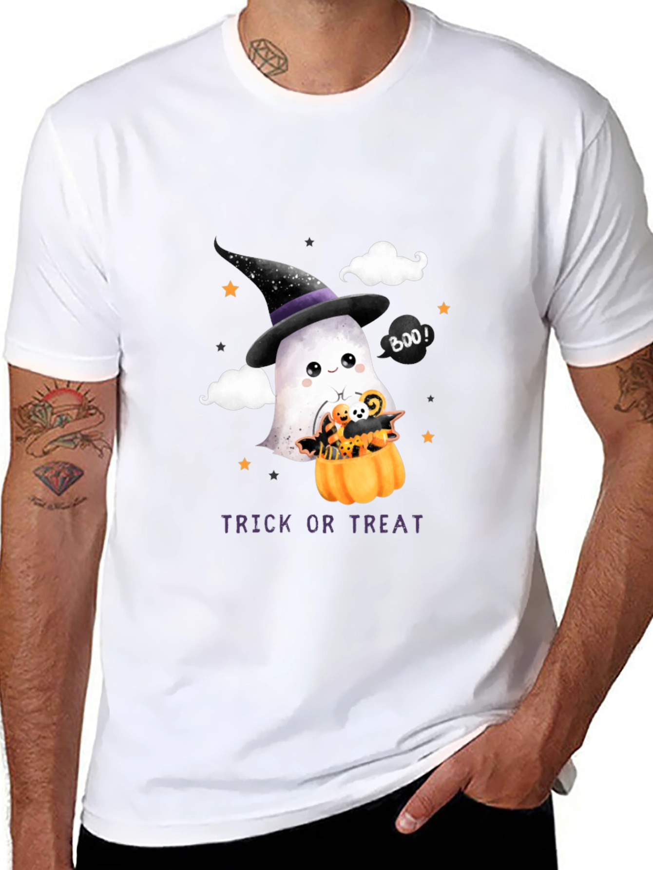 Halloween Ghost Trick or Treat T-Shirt