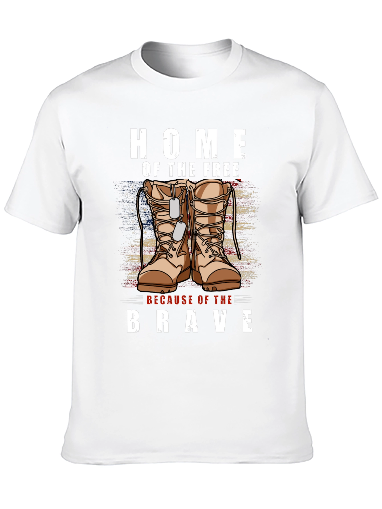 Home of the Free - Patriotic Graphic T-Shirt