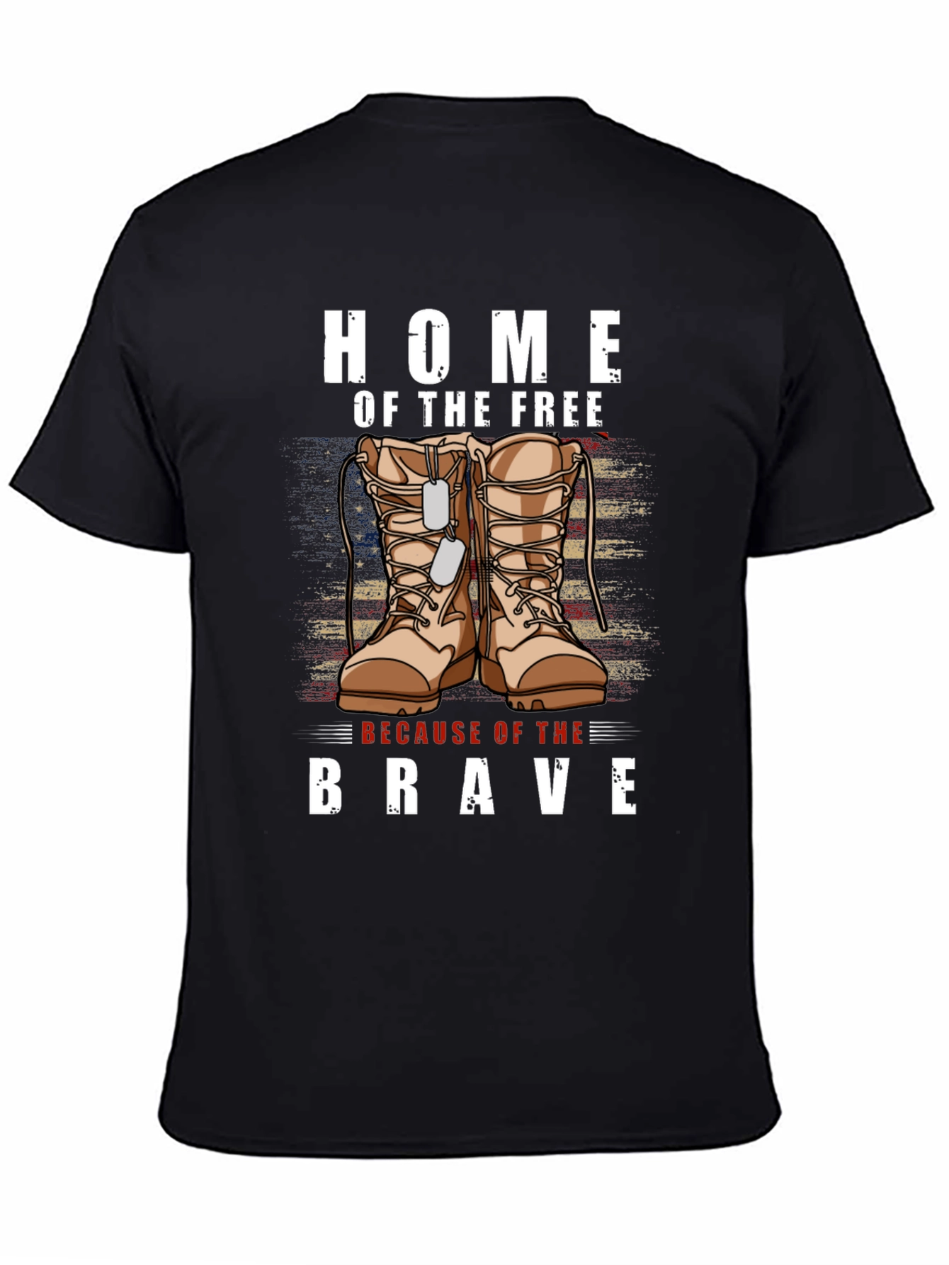 Home of the Free - Patriotic Graphic T-Shirt