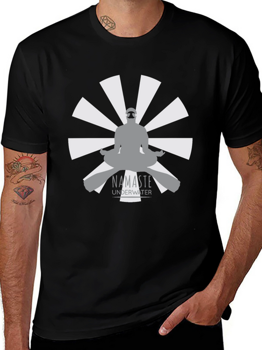 Namaste Underwater Graphic T-Shirt