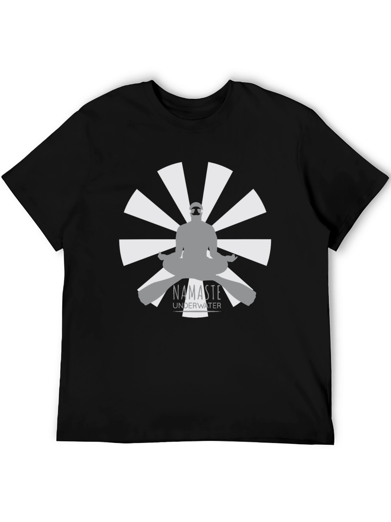 Namaste Underwater Graphic T-Shirt