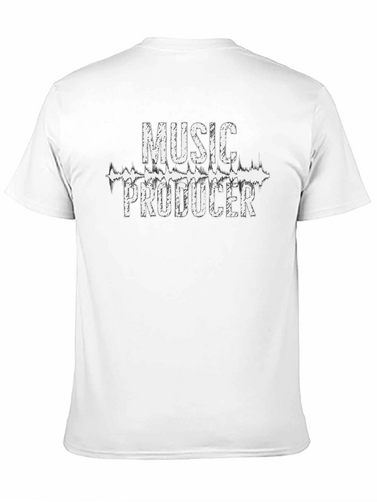 Music Producer T-Shirt - Black Graphic Tee
