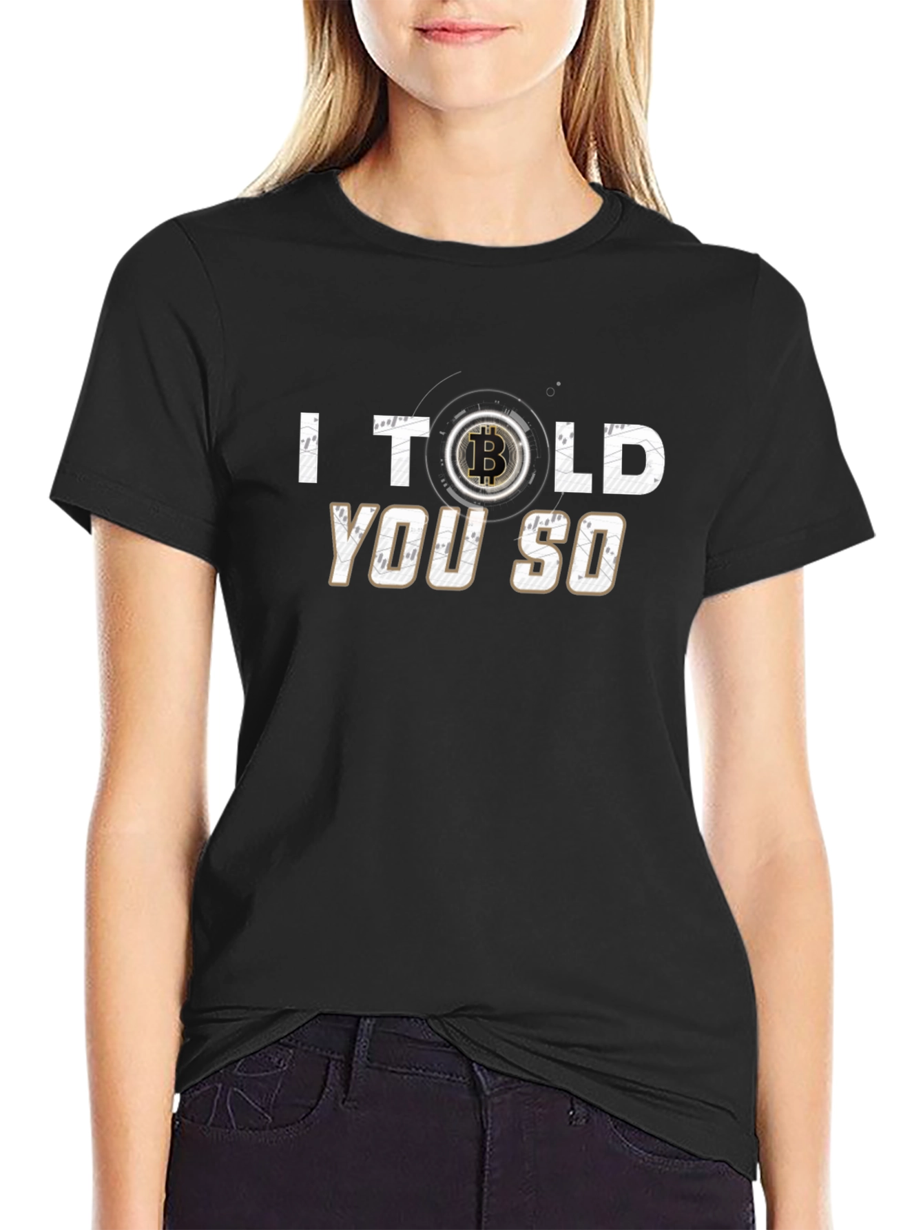 Bitcoin I Told You So T-Shirt Crypto Tee