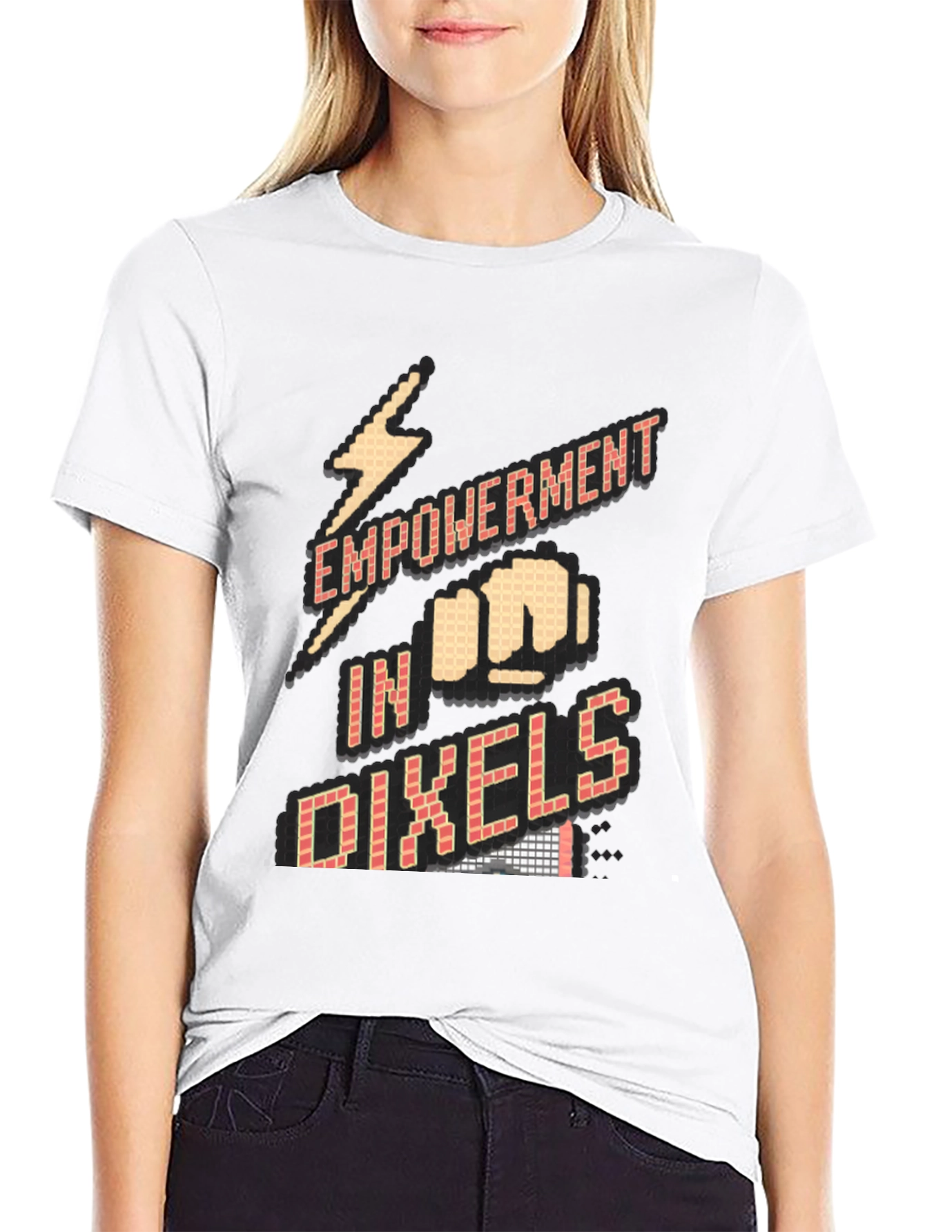 Empowerment in Dixels T-Shirt Pixel Art