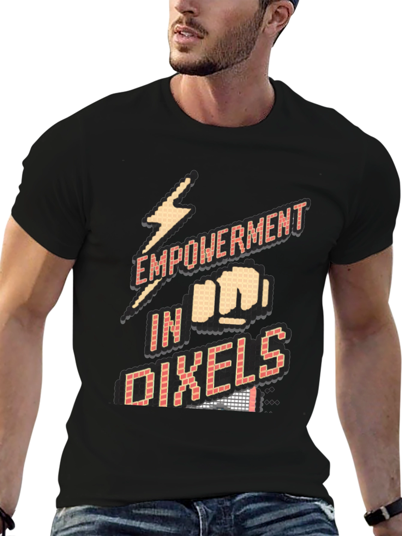 Empowerment in Dixels T-Shirt Pixel Art