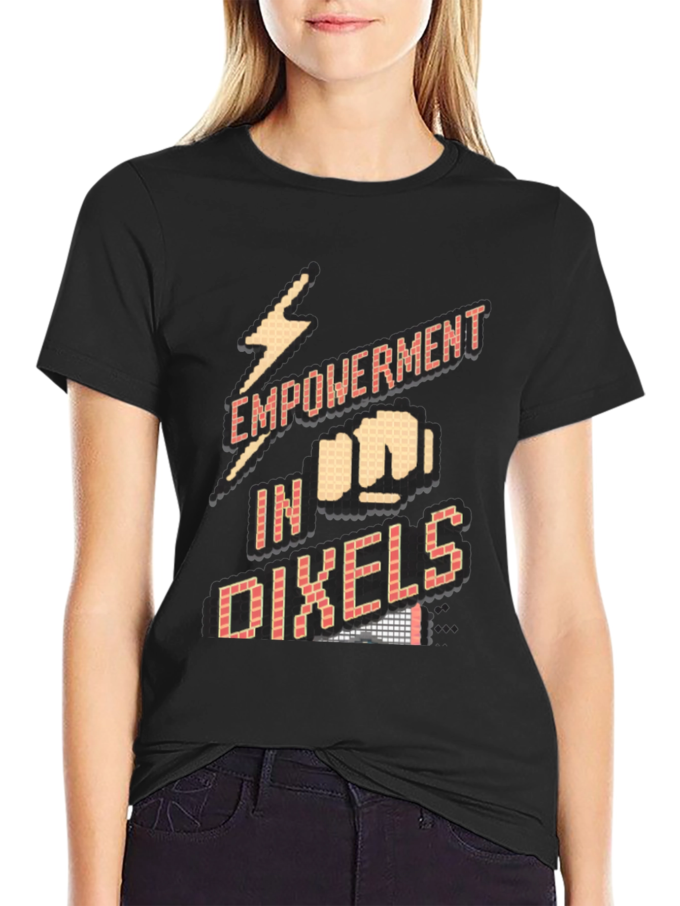 Empowerment in Dixels T-Shirt Pixel Art