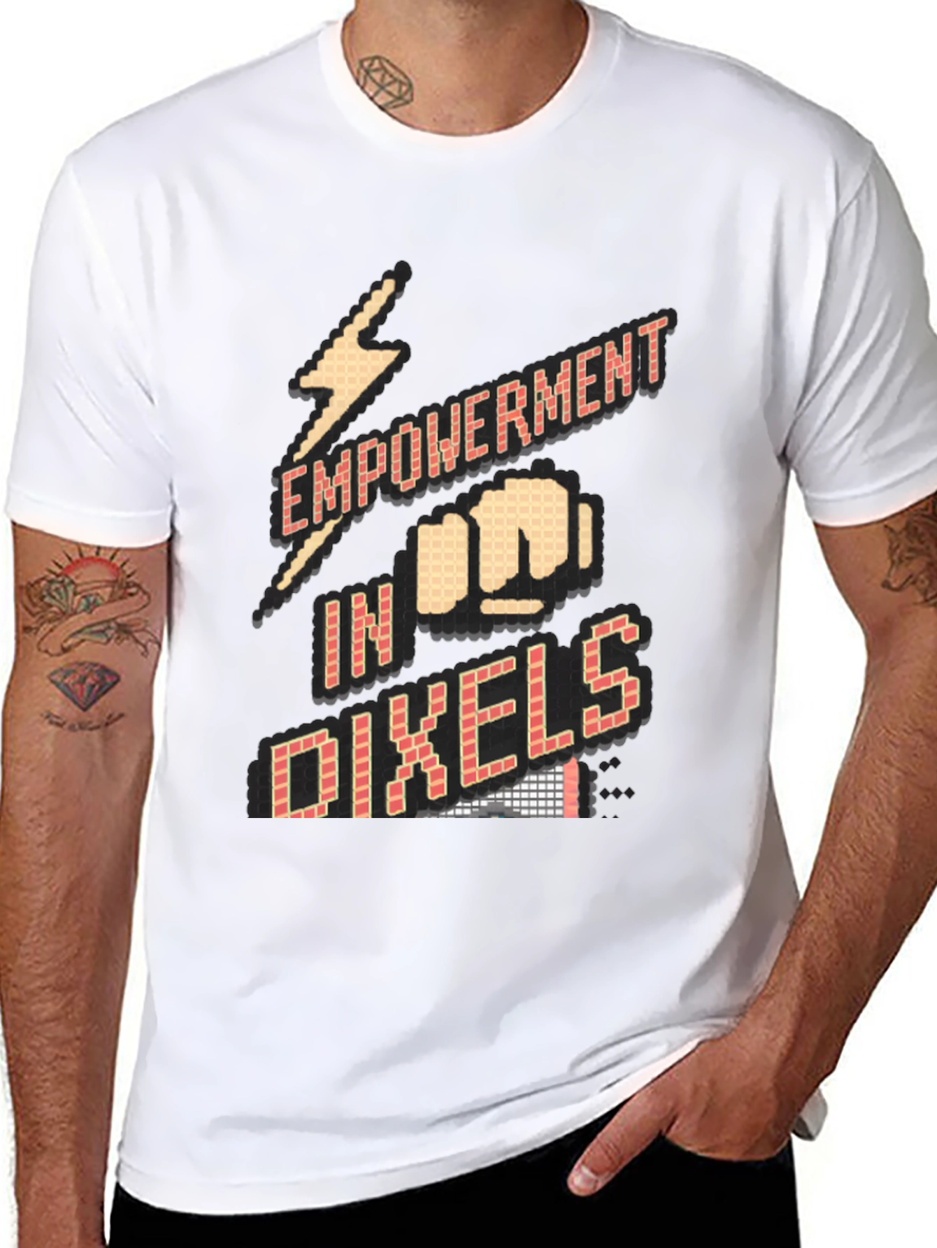 Empowerment in Dixels T-Shirt Pixel Art