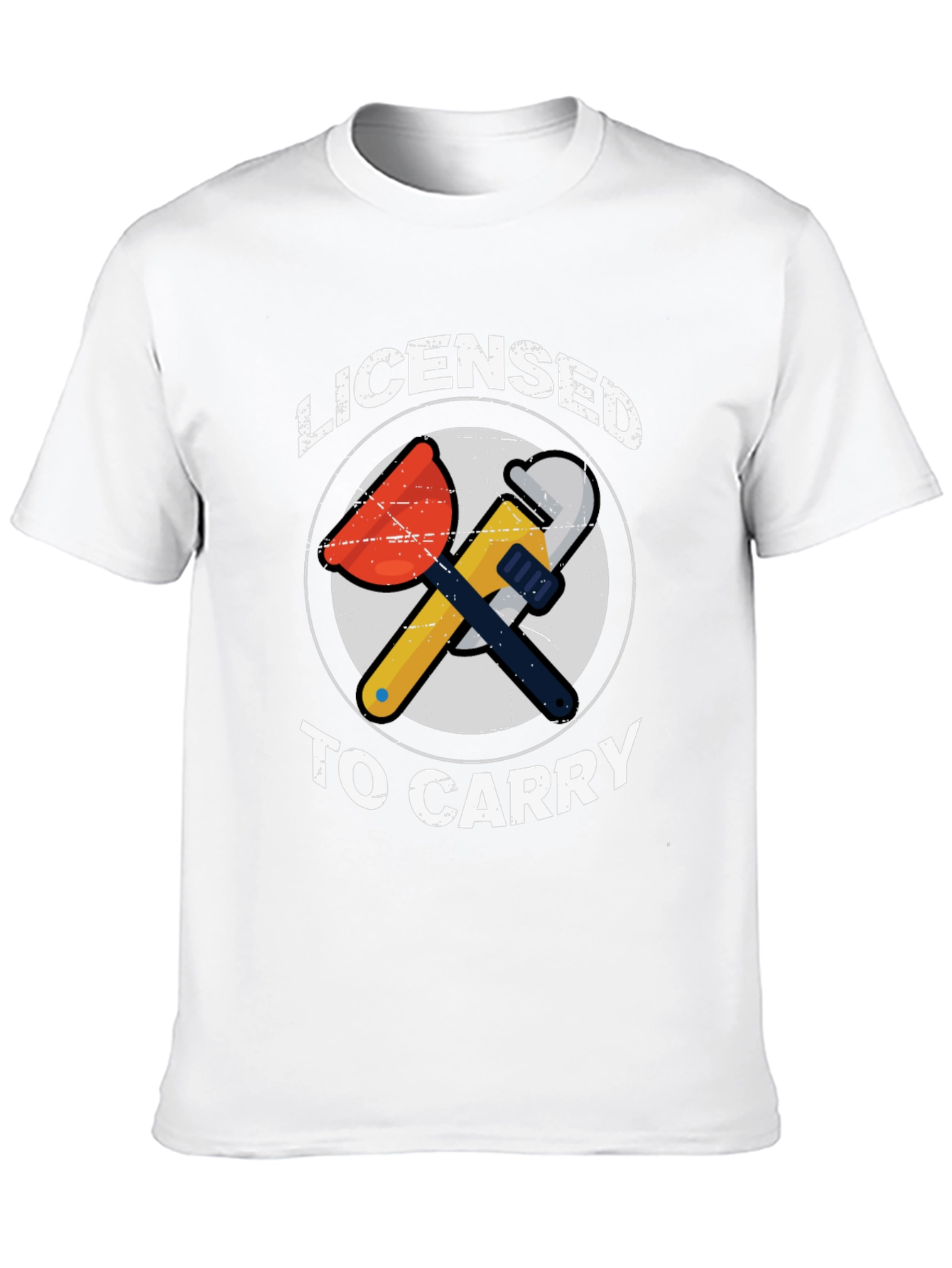 Licensed To Carry T-Shirt - Plumber Graphic Tee