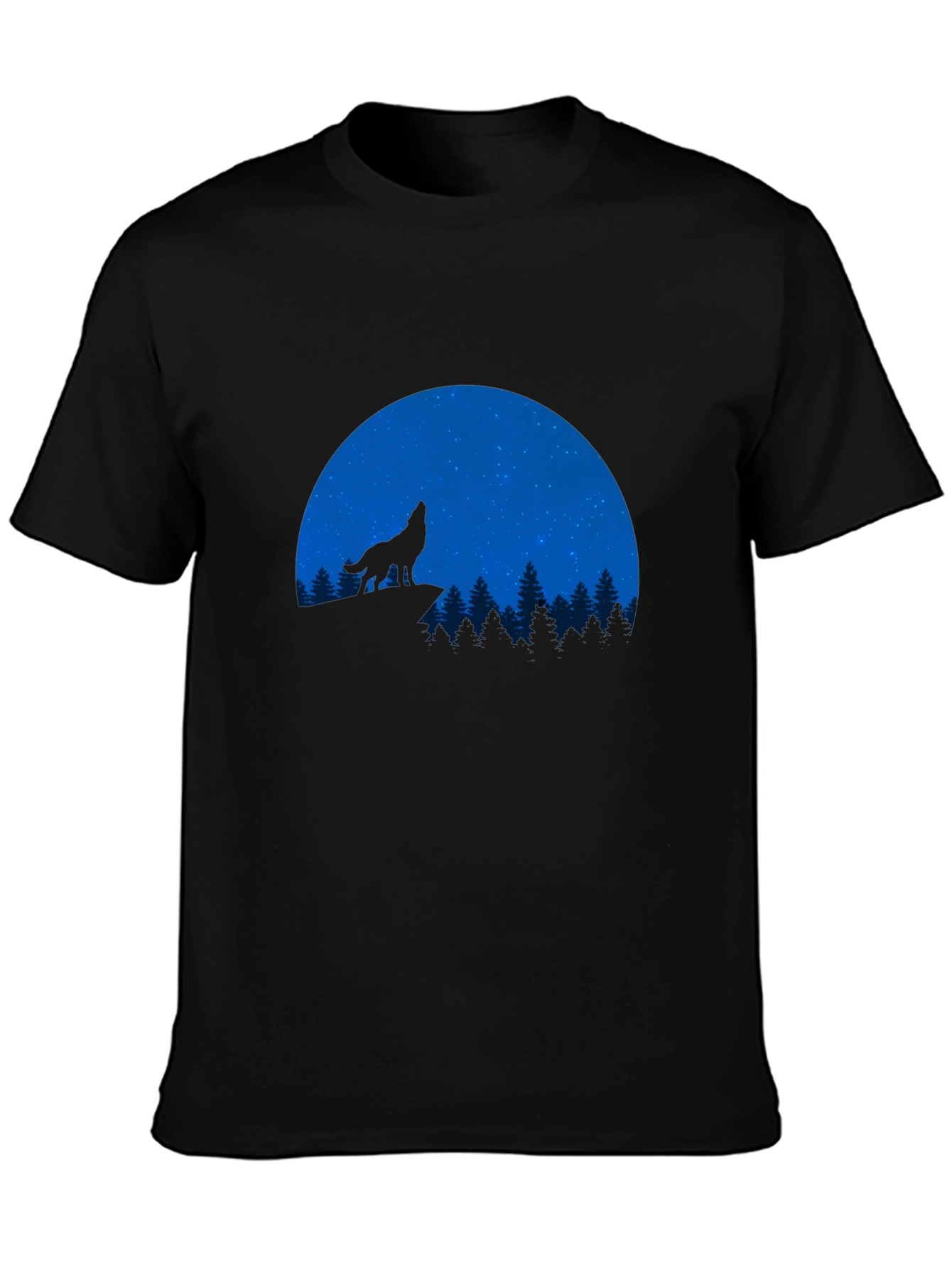 Wolf Howling at the Moon T-Shirt