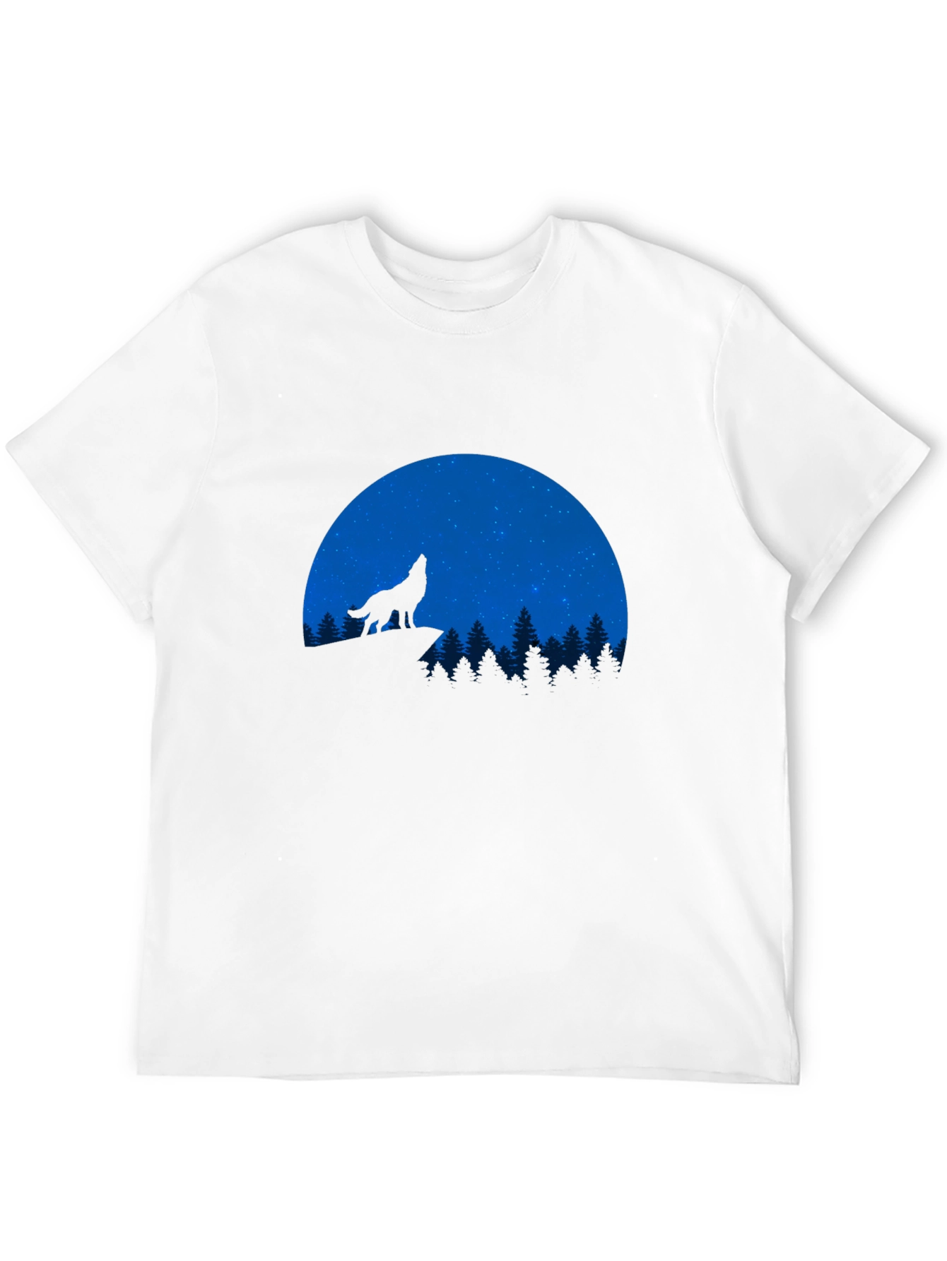 Wolf Howling at the Moon T-Shirt
