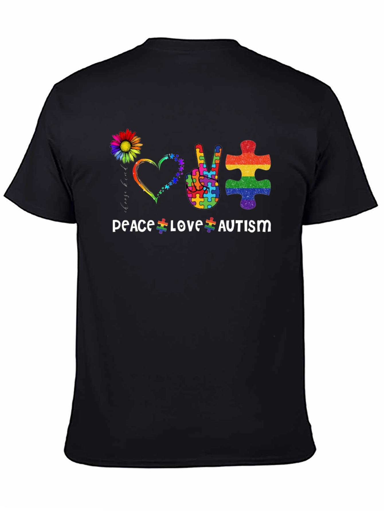 Peace Love Autism T-Shirt