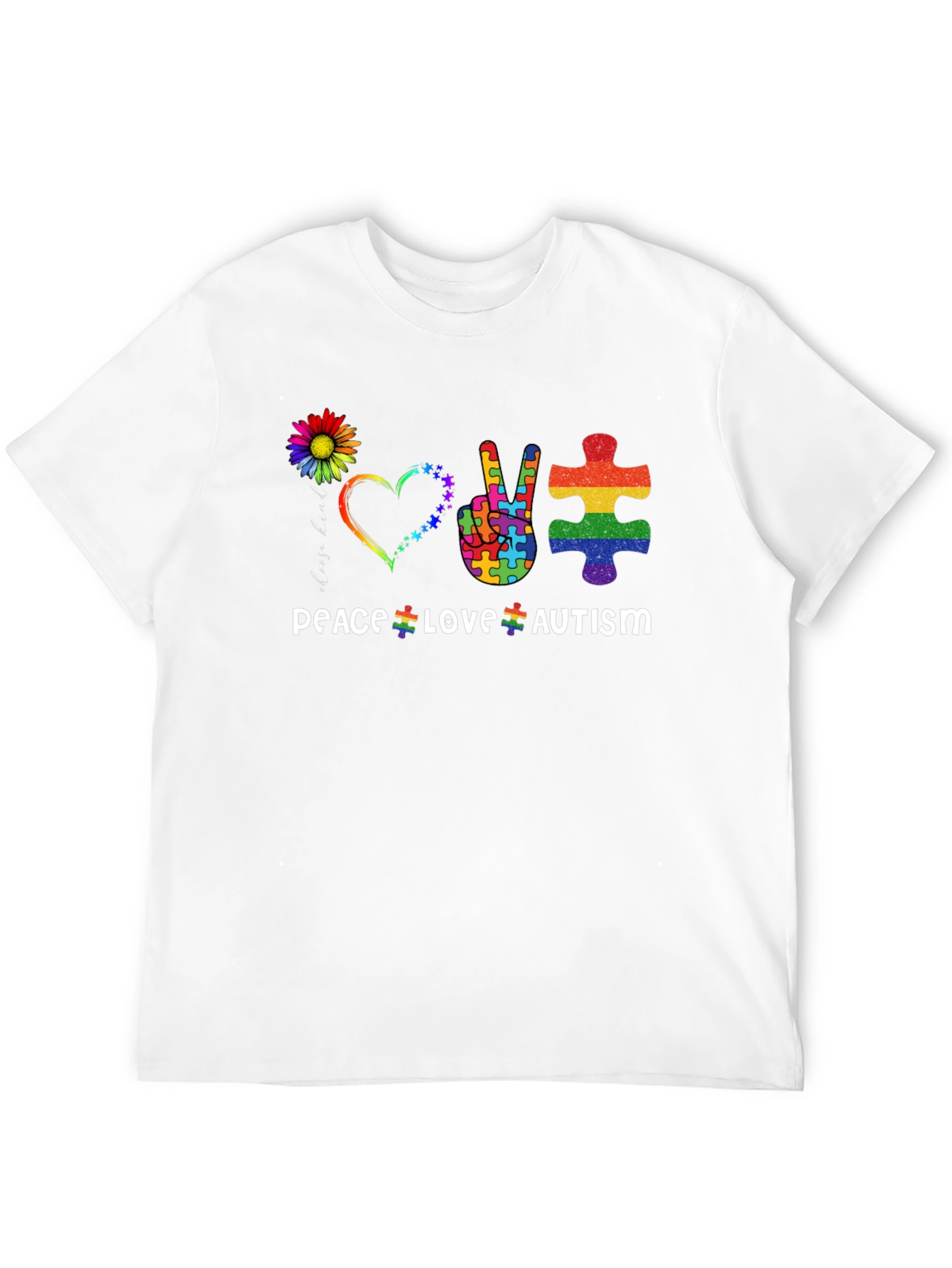 Peace Love Autism T-Shirt