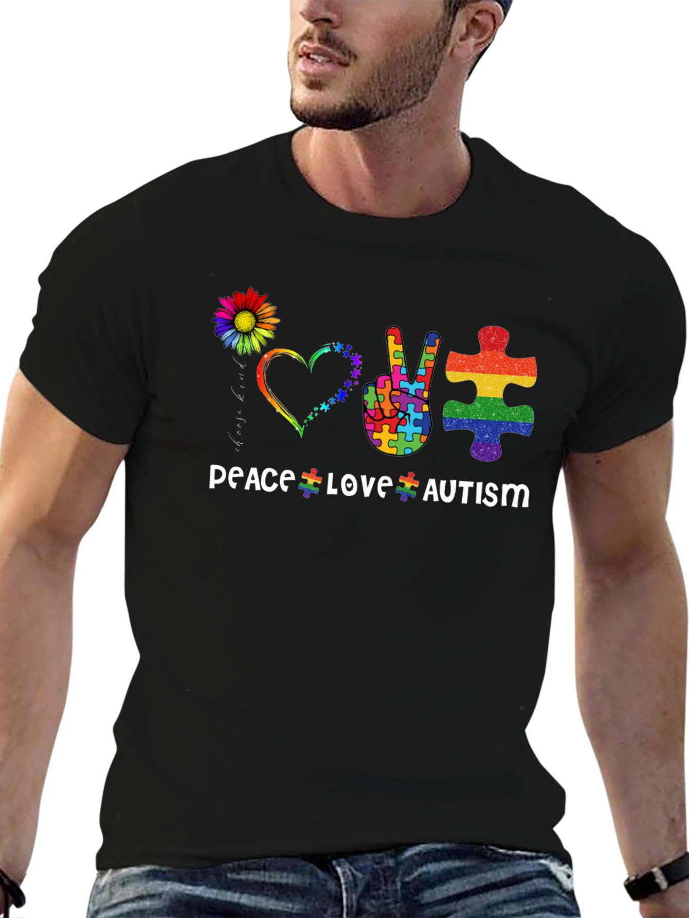 Peace Love Autism T-Shirt