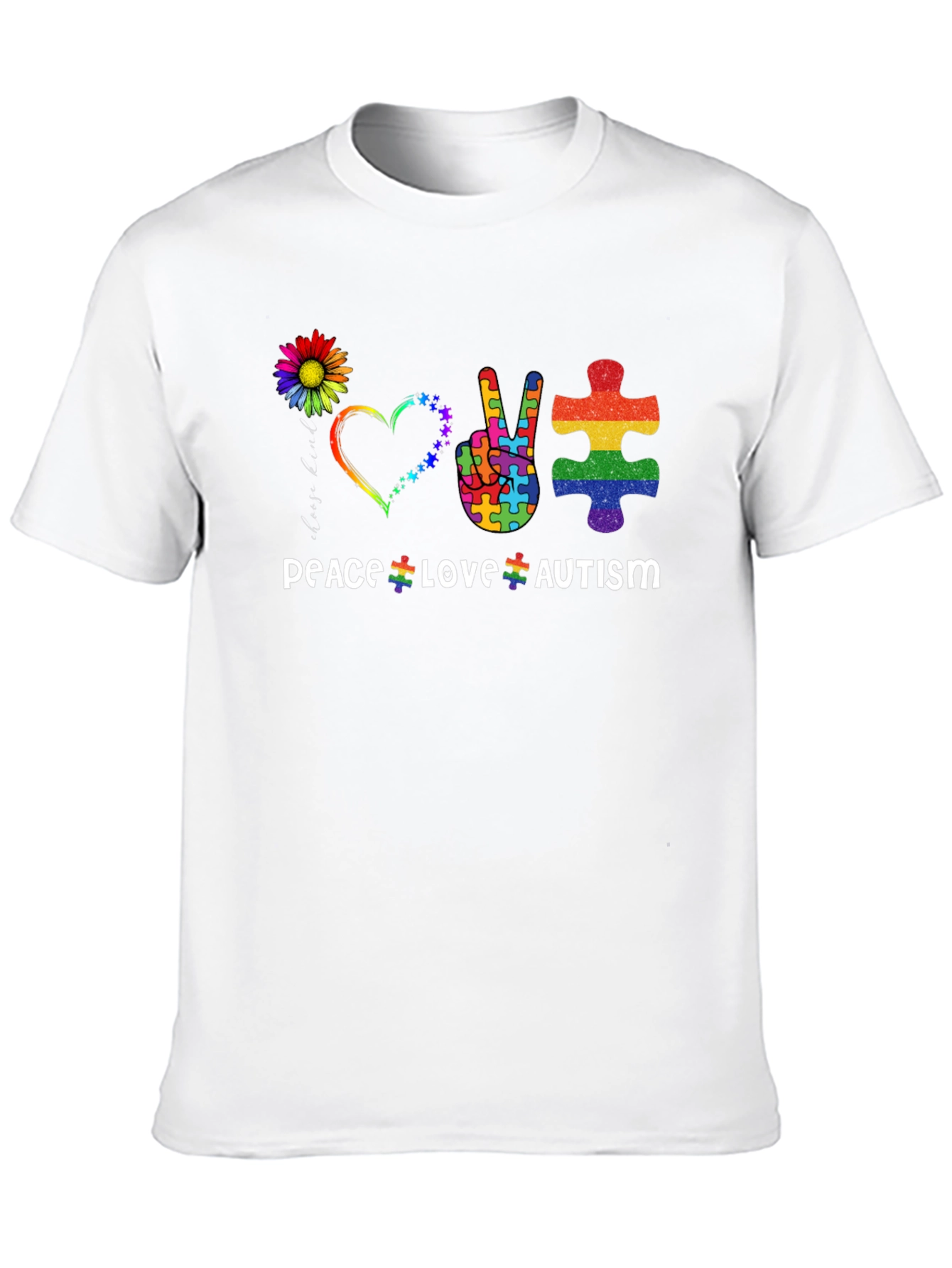 Peace Love Autism T-Shirt