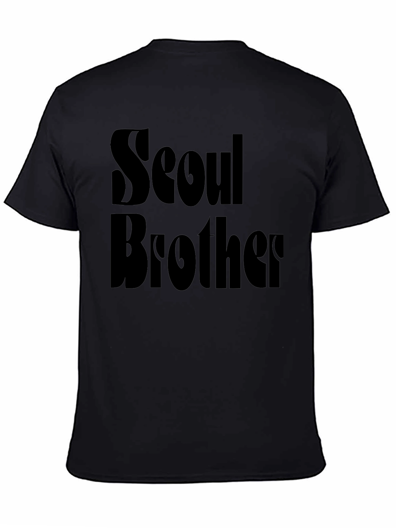 Seoul Brother T-Shirt - Black Graphic Tee