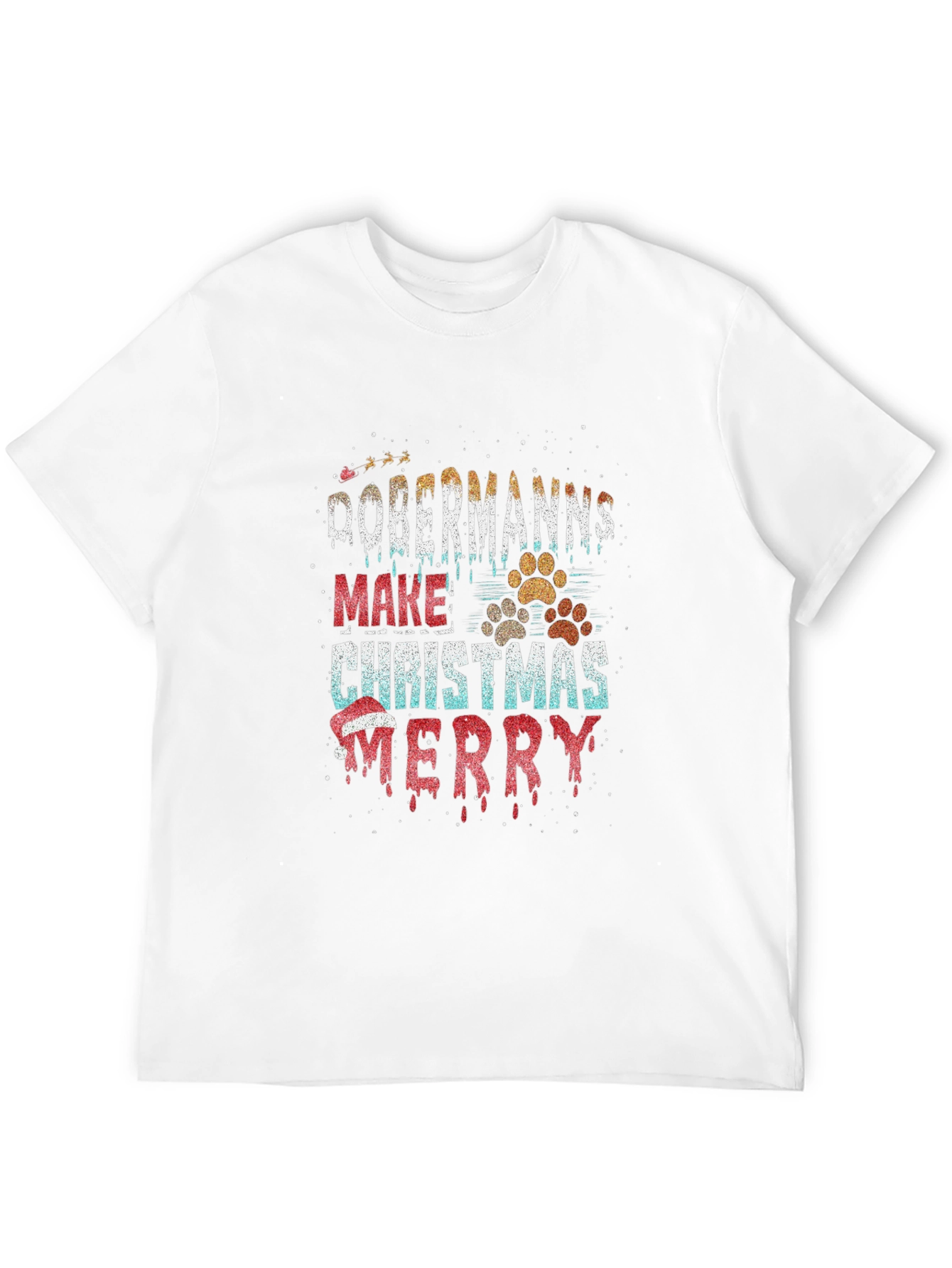 Dobermanns Make Christmas Merry T-Shirt