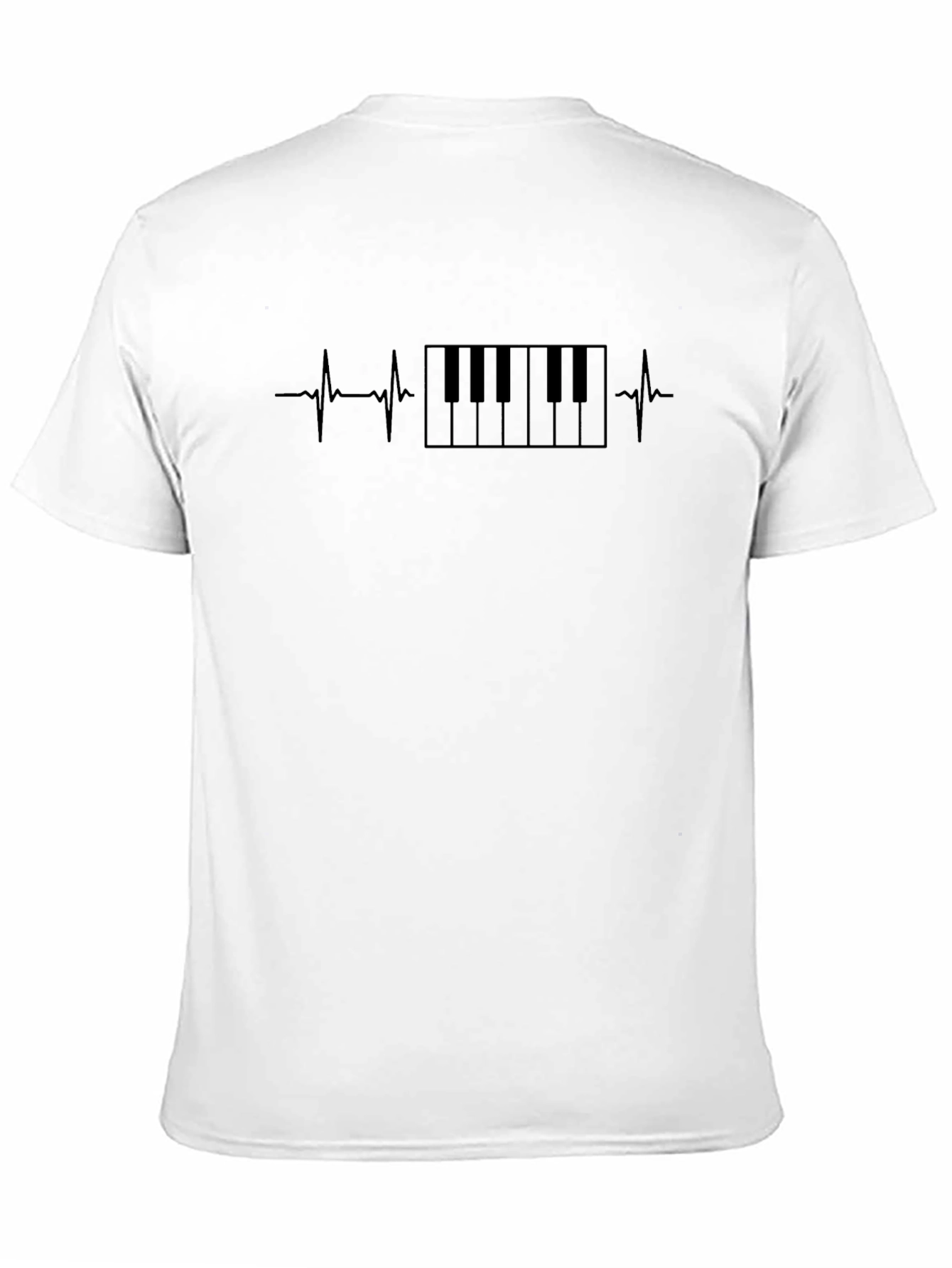 Piano Heartbeat Graphic Tee - Musicians Style