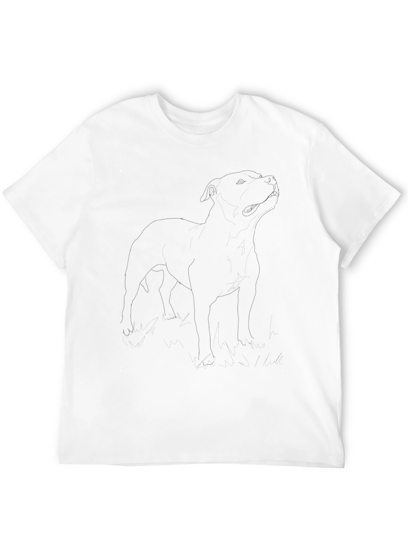 Mens Classic Black Crew Neck T-Shirt
